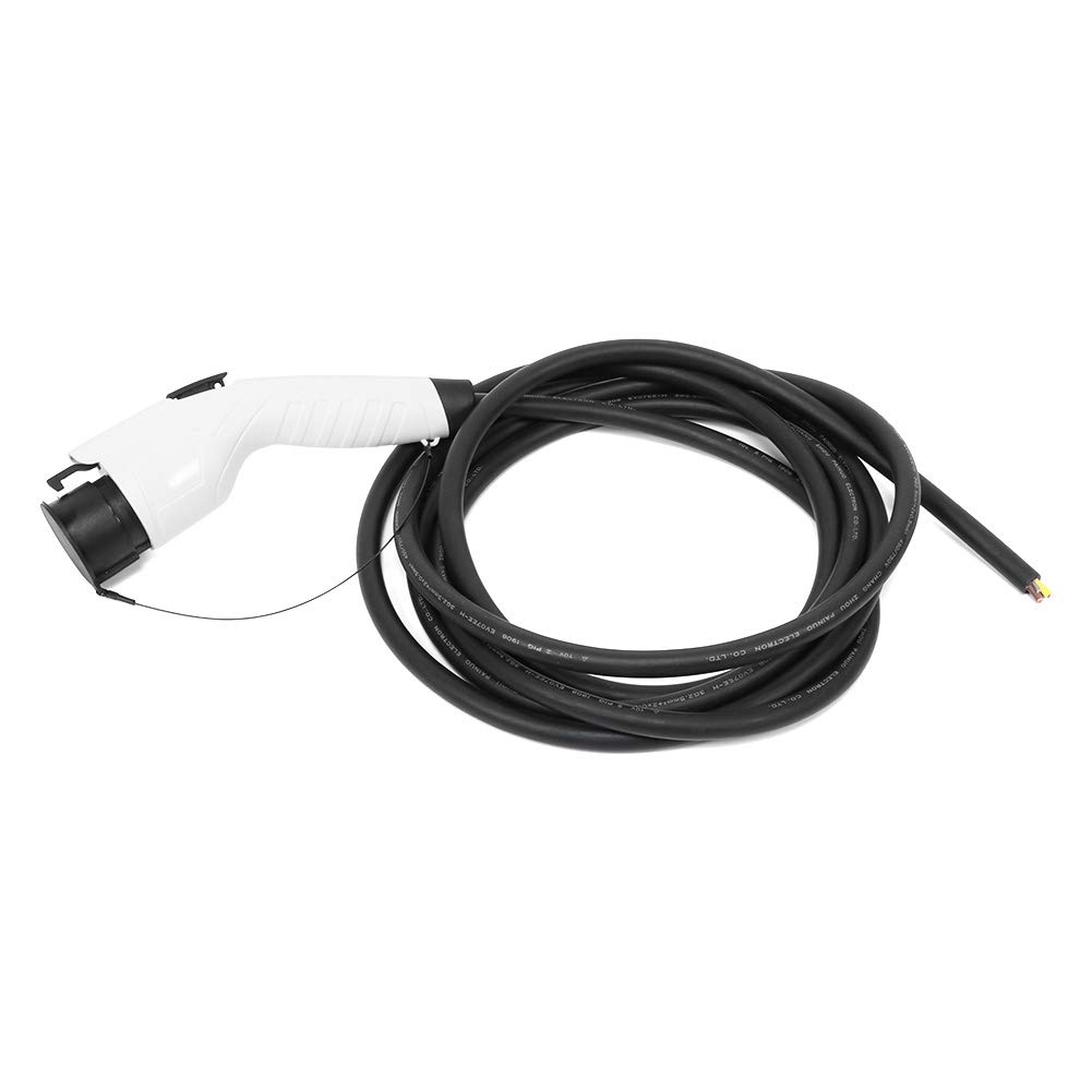 SAE J1772 16A EV Charger Cable - Level 1 & 2 Charging, 16/32A Type 1 Connector for Electric Vehicles (110V-240V) - Perfect for Home & Public Charging Stations (Model: 16A-FU-A16D-C)