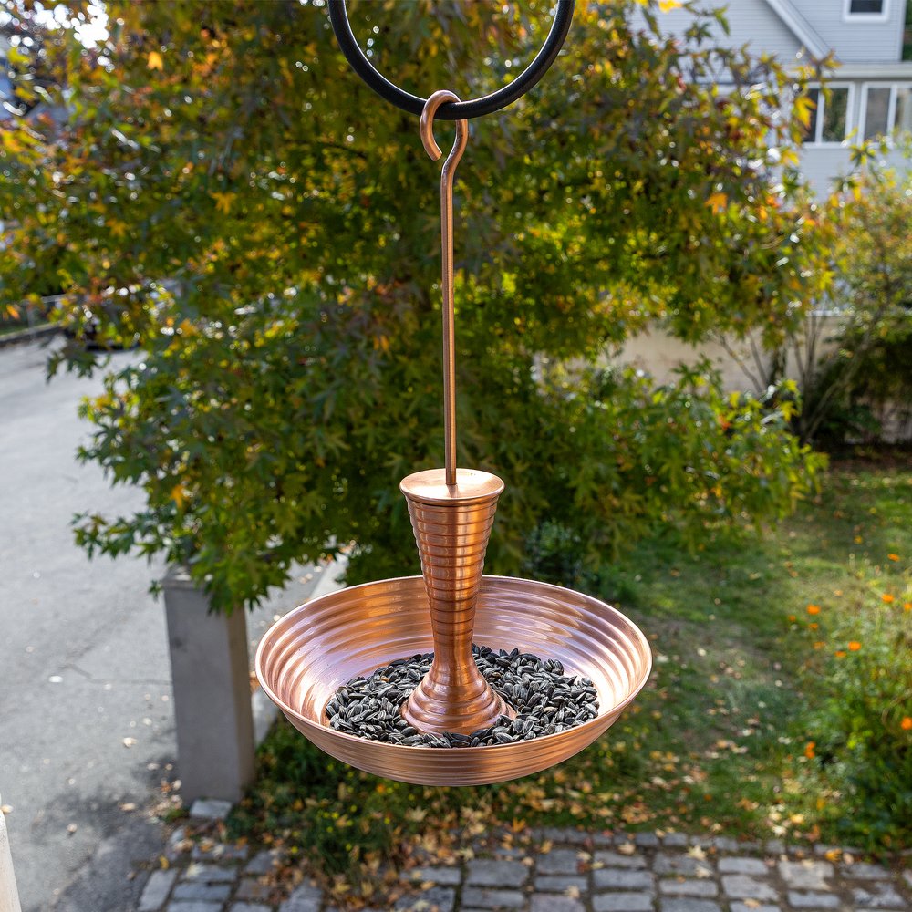 Droplet Birdbath & Feeder - Outdoor Garden Decor for Attracting Wild Birds - Perfect for Backyard, Patio, and Bird Watching Enthusiasts