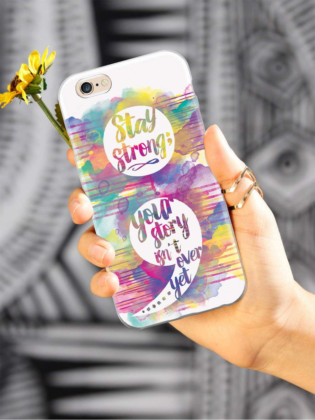 Inspired Cases for iPhone 11 Pro Max - 3D Textured Protective Phone Cover with Semi Colon Design | Shatterproof & Scratch Resistant | Perfect for Daily Use, Work & Travel