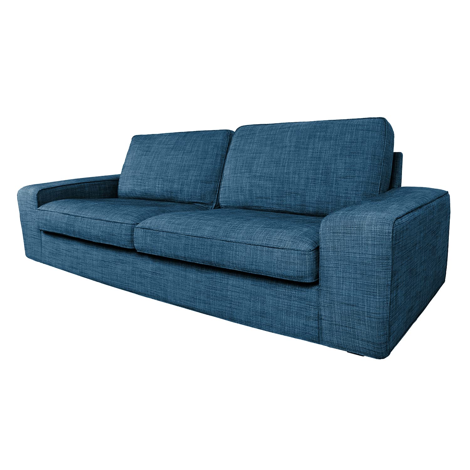 Stretchable Sofa Slipcover for IKEA Kivik 3-Seat Couch (228cm) - 2-Cushion Sofa Cover Set with Matching Pillow Covers - Perfect for Living Room, Family Room & Home Theater (Size S-29, Beige)