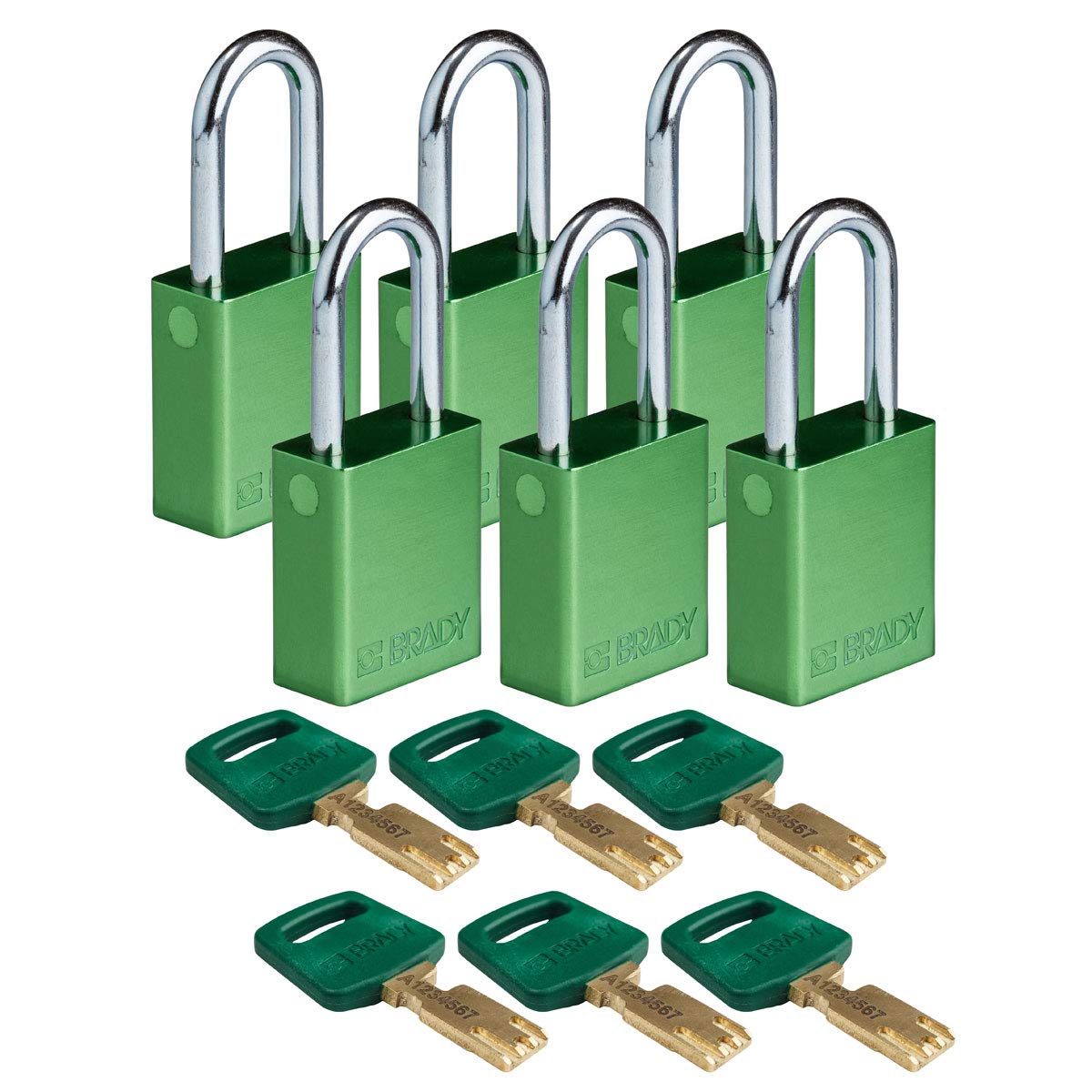 Brady SafeKey Lockout Padlock - 1.5