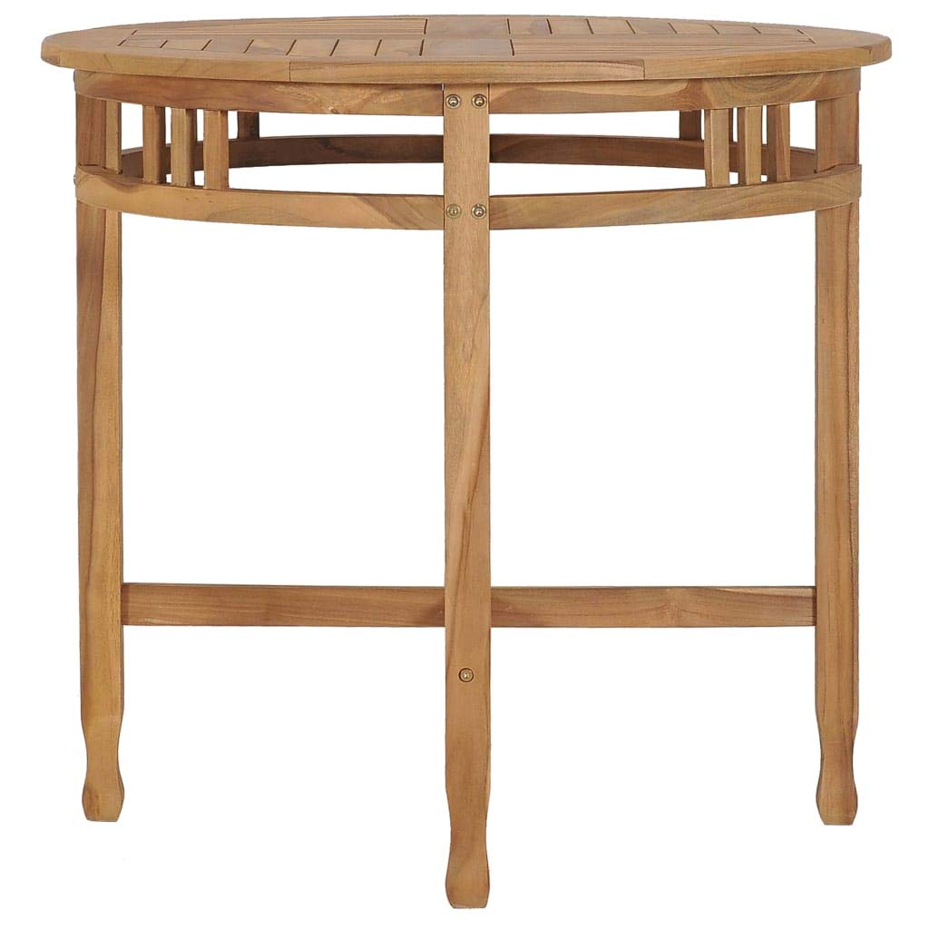 Solid Teak Wood Dining Table & Coffee Table - 31.5