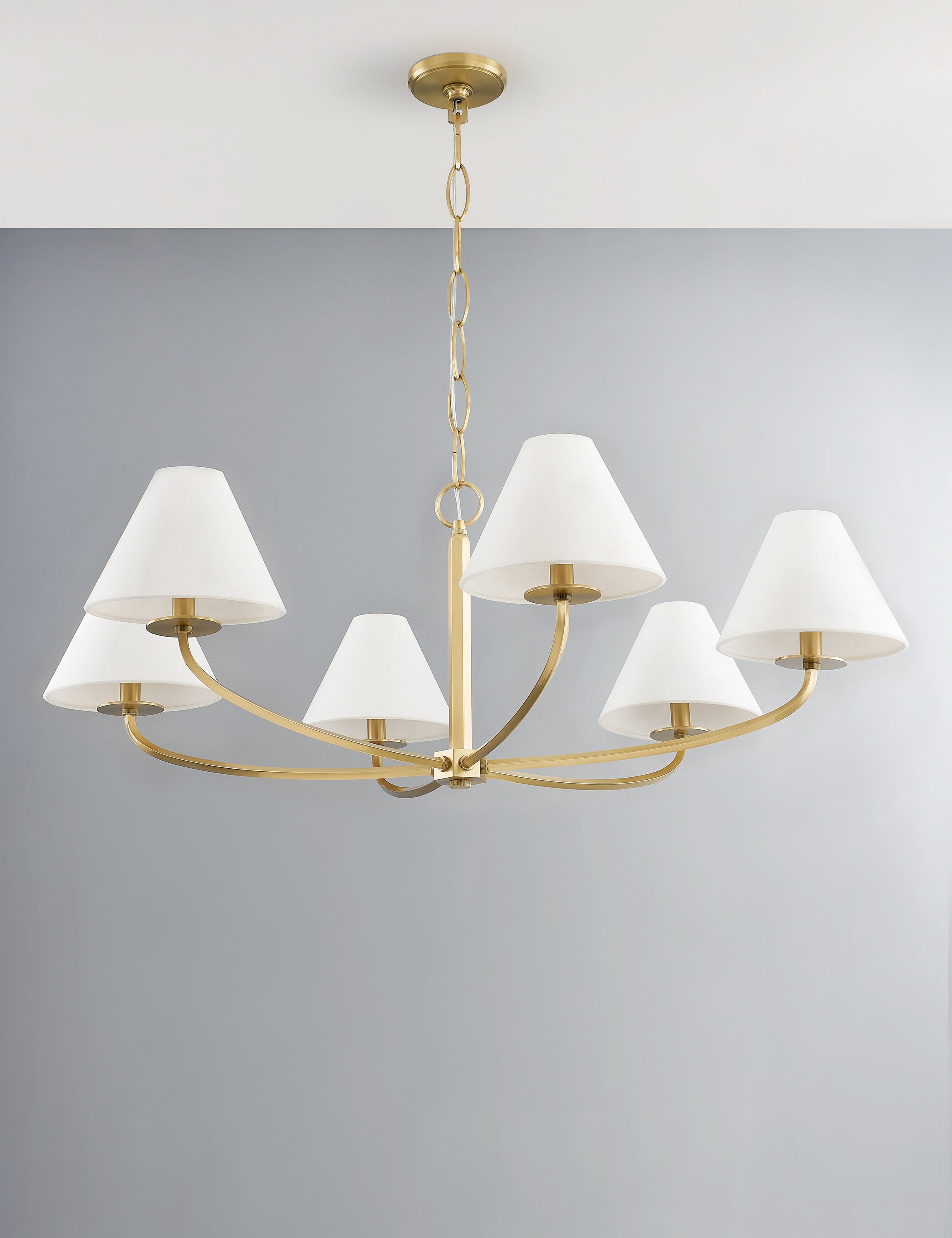 Elegant Cormac Chandelier - Modern Crystal Ceiling Light Fixture for Dining Room, Living Room & Bedroom | Perfect for Home Decor & Interior Design