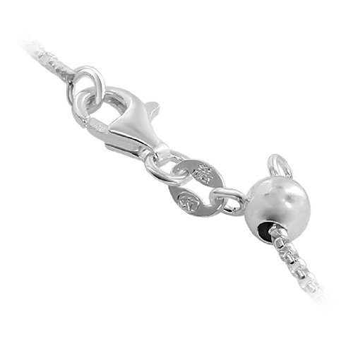 925 Sterling Silver Adjustable Round Box Chain Necklace for Women - Elegant Layering Jewelry for Everyday Wear, Gifts & Special Occasions