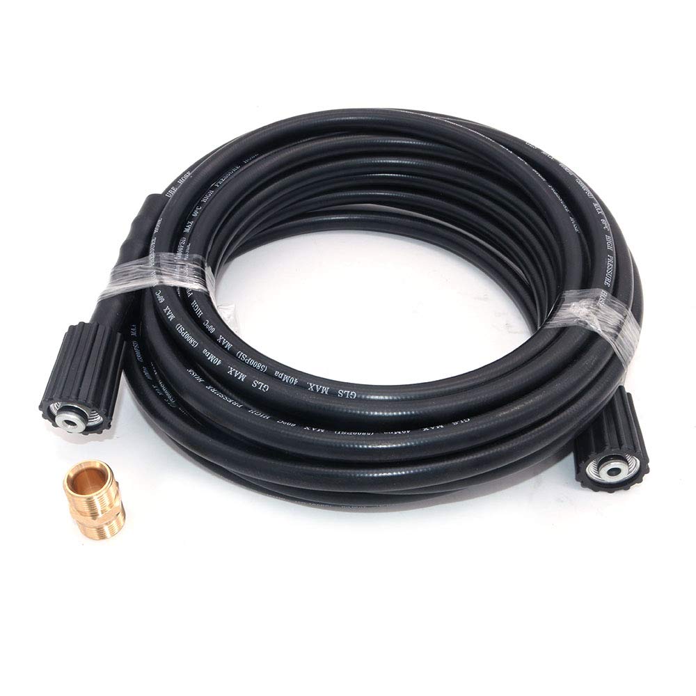10M (32.8ft) High Pressure Washer Replacement Hose - M22 14mm Connection - Heavy Duty Water Cleaning Kit for Power Washer, Car Wash & Outdoor Cleaning - 10 Meters Long
