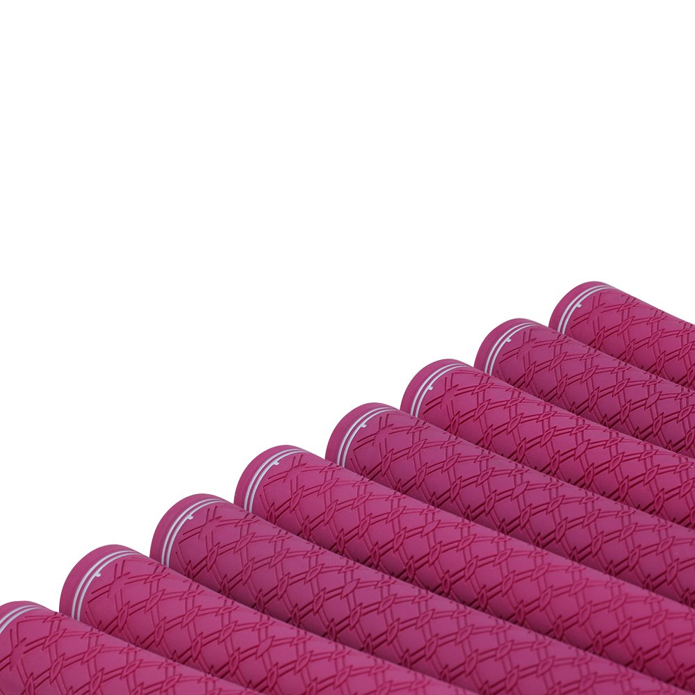 13 Majek Ladies Tour Pro Dark Pink Undersize Golf Grips - Premium Comfort for Women Golfers | Perfect for Small Hands & Improved Swing Control on the Course