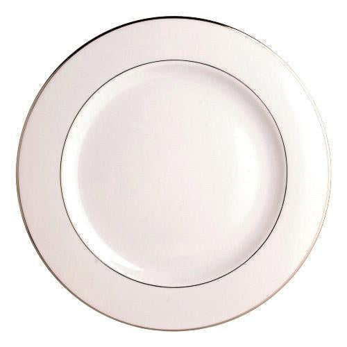 Crystal Rim Dessert Plates - Set of 6 Elegant Glass Plates for Party, Wedding, and Special Occasions