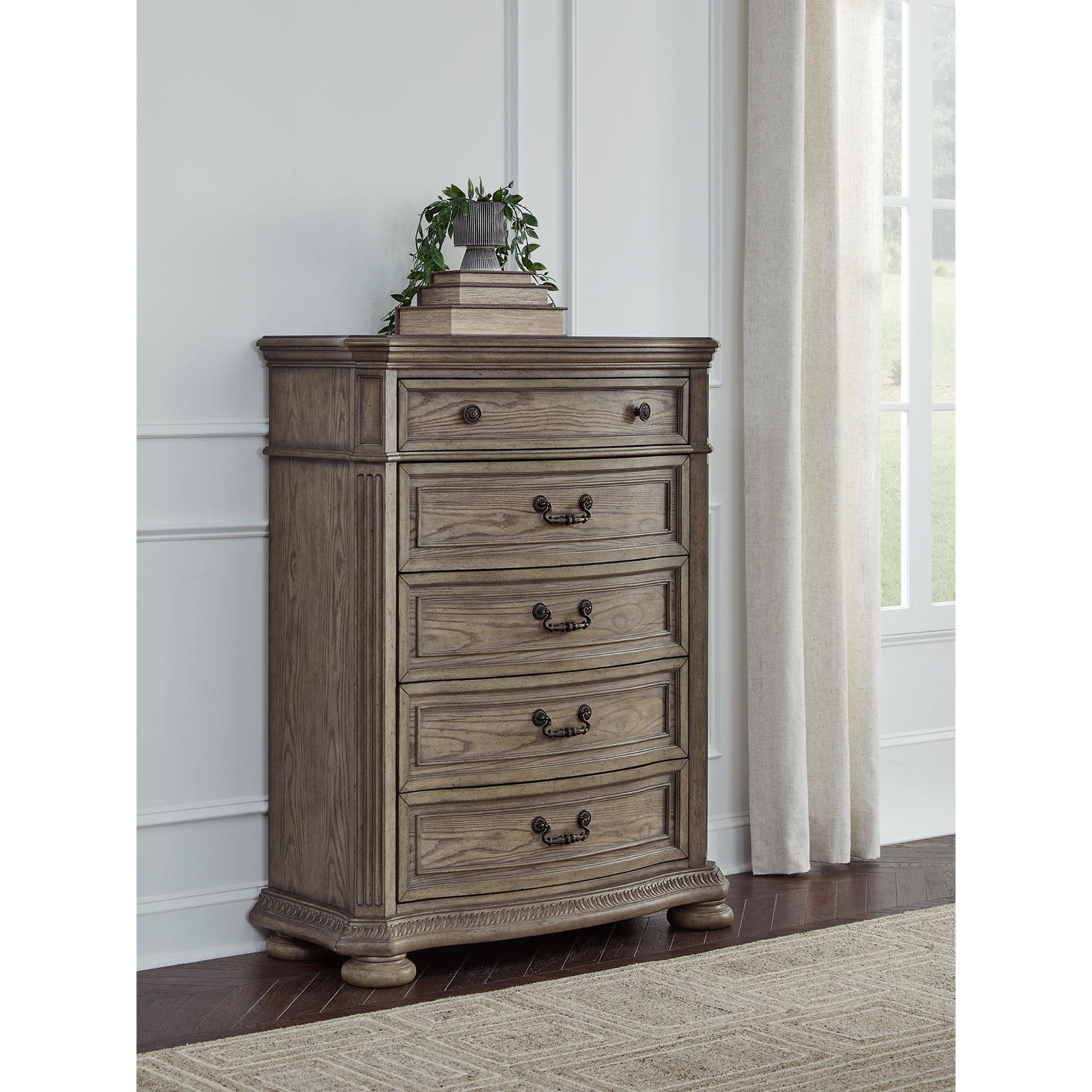 Ardenfield Light Brown Chest - Stylish Storage for Bedroom, Living Room & Office Organization