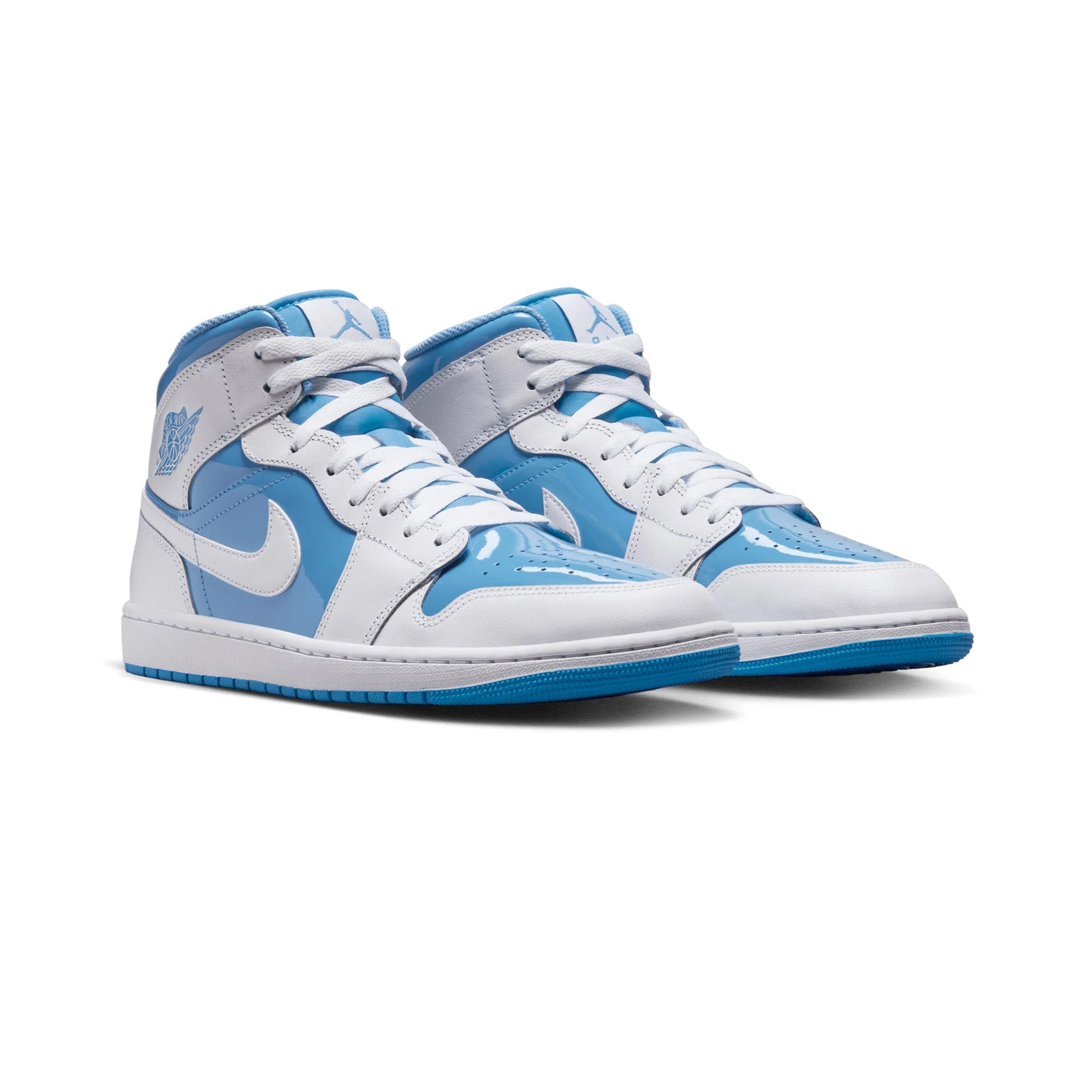 Air Jordan 1 Mid 'Legend Blue' Sneakers (2024) - Men's Basketball Shoes for Casual Wear & Street Style
