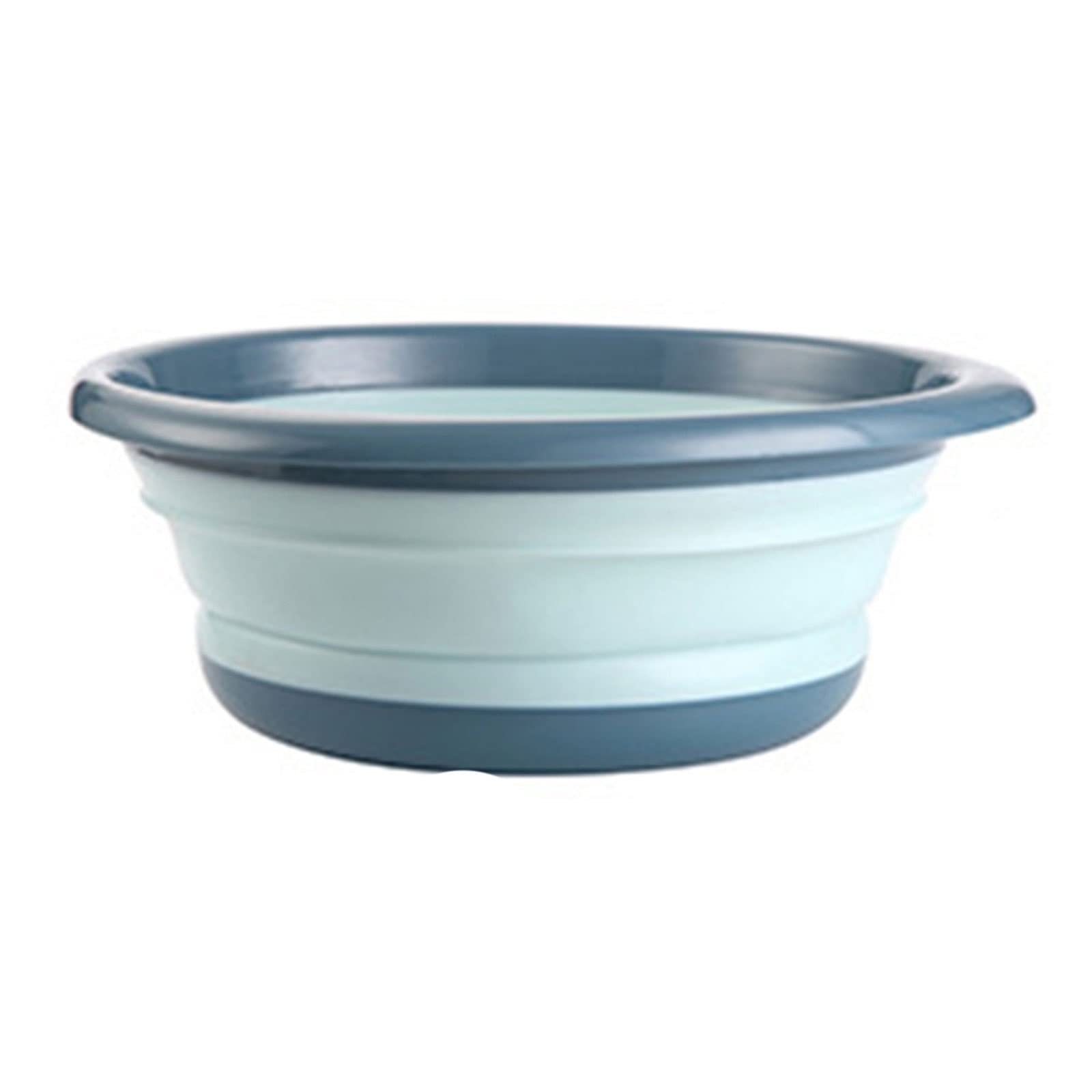 GULRUH Collapsible Wash Basin - Portable Folding Sink for Outdoor Travel, Camping, Laundry, Foot Bath & Kitchen Use | Compact & Lightweight | Blue, Size S | Perfect for RV, Dorm, Picnic & Baby Care