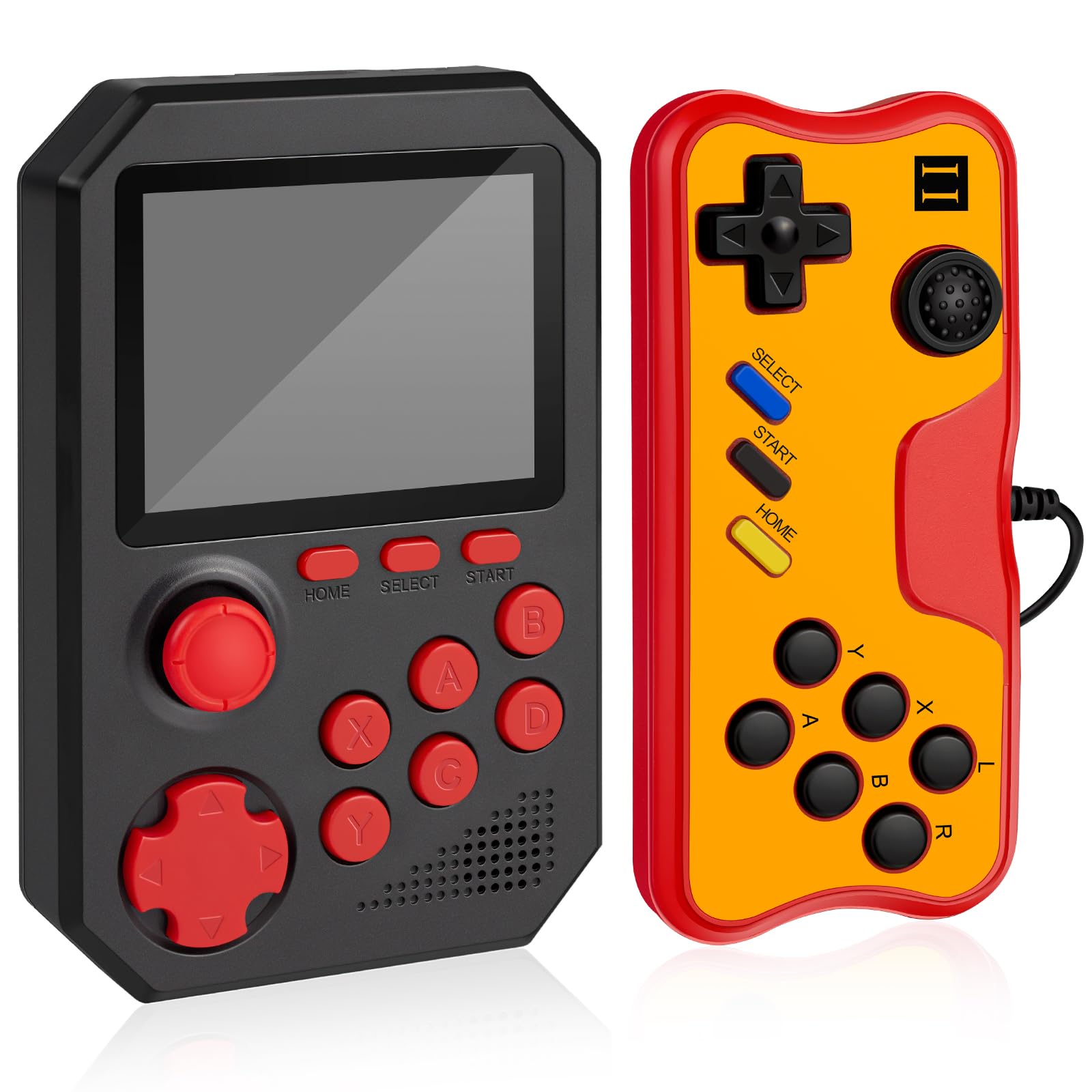 800+ Classic Handheld Games Console for Kids - 3-inch Portable Retro Video Game System with TV Output & 2-Player Mode | Perfect Birthday Gift for Boys, Travel & Family Game Night Entertainment