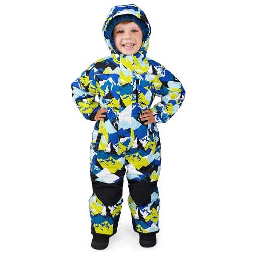 Toasty-dry Snow Suit: Neon Peaks