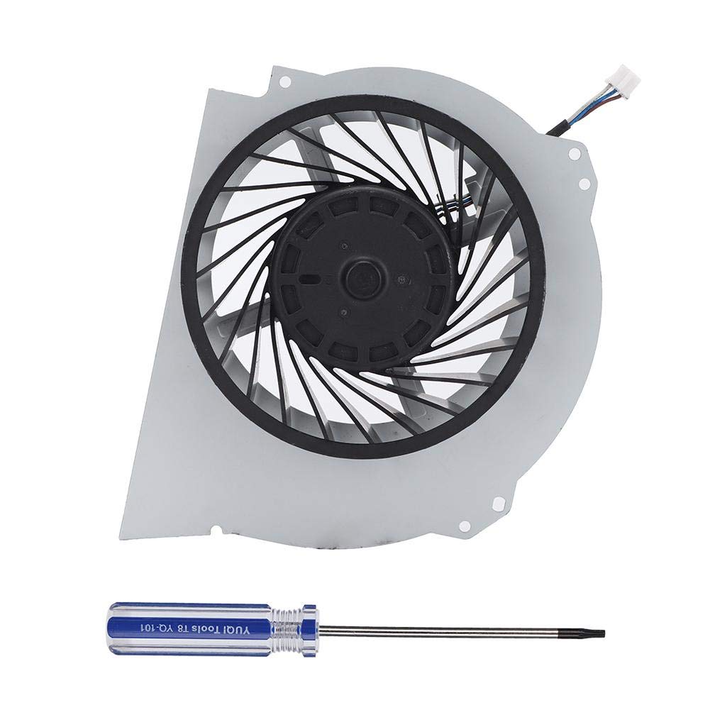 Yoidesu Durable ABS Internal Cooling Fan with Screwdriver for PS4 PRO - Easy Installation for Enhanced Gaming Performance | Perfect for PS4 Pro Overheating Solutions & Console Maintenance