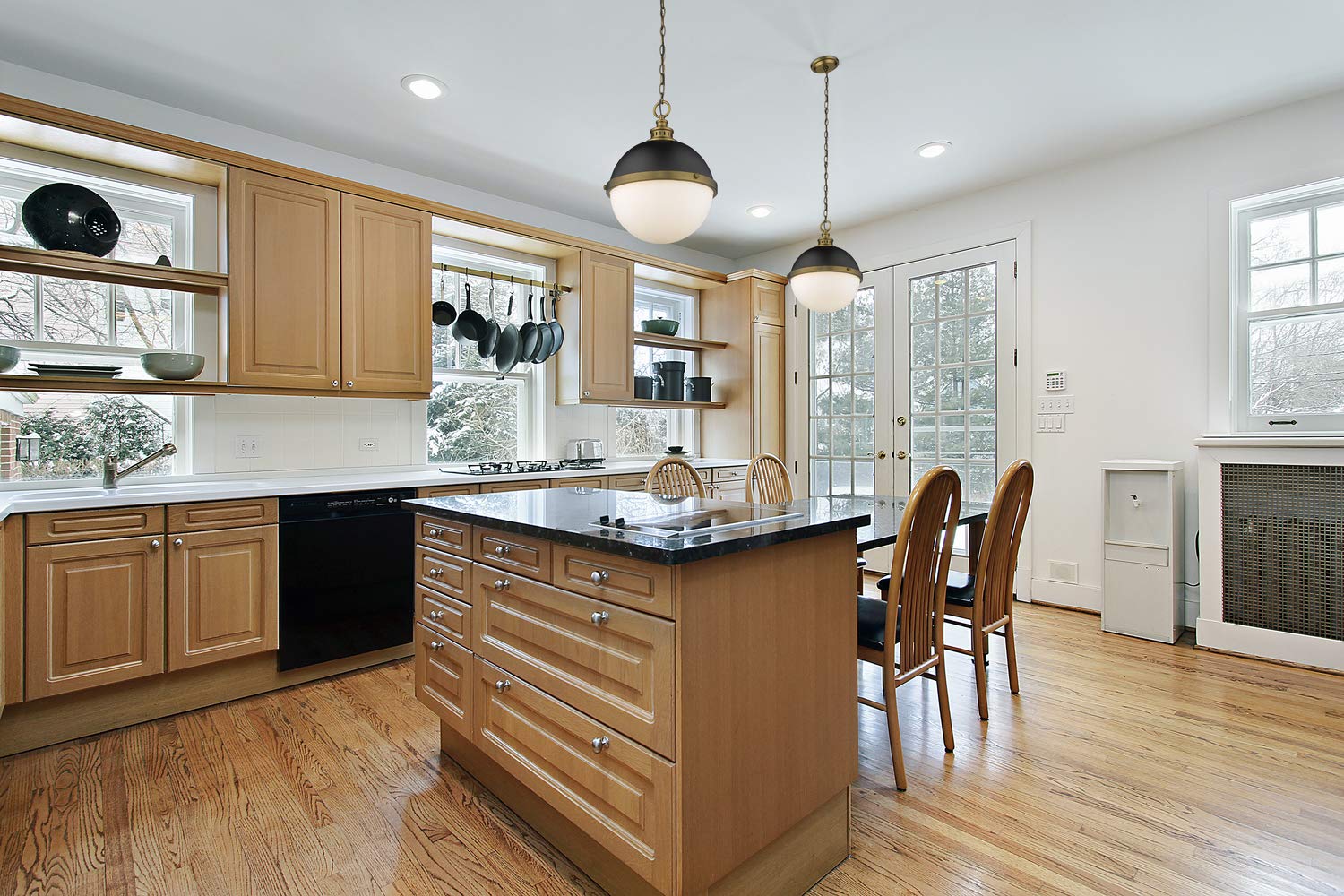 2-Light Mini Pendant Lighting Fixture - Modern Small Chandelier for Kitchen Island, Dining Room, or Bedroom - Brushed Nickel Finish with Clear Glass Shades