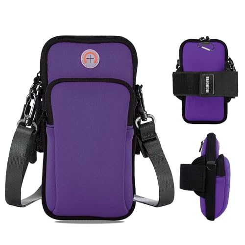 9-Purple with Crossbody Strap&Hook