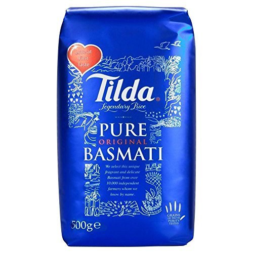 Tilda Pure Basmati Rice 500g - Premium Long Grain for Biryani & Pilaf