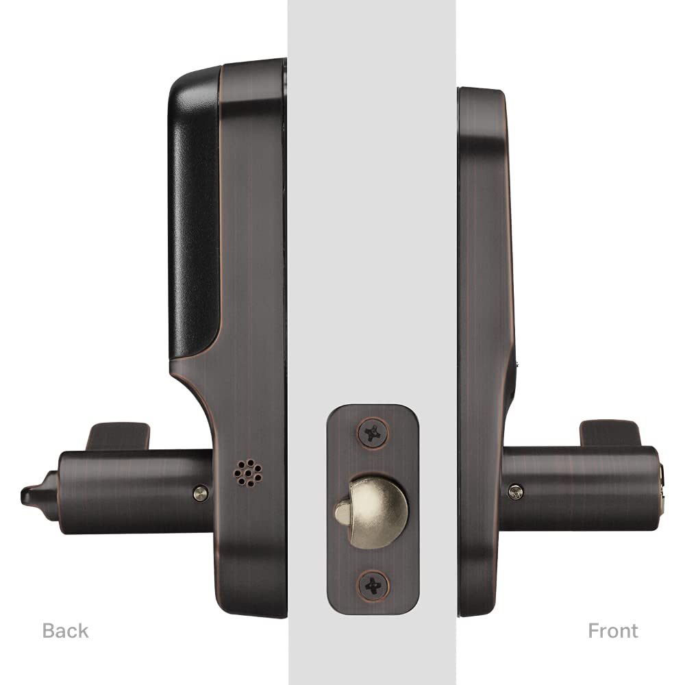 Yale LiftMaster Smart Lock with Keypad Lever - Keyless Entry, myQ App Control, Amazon Key In-Garage Delivery Compatible, Oil Rubbed Bronze Finish | Secure Home & Garage Access for Smart Homes