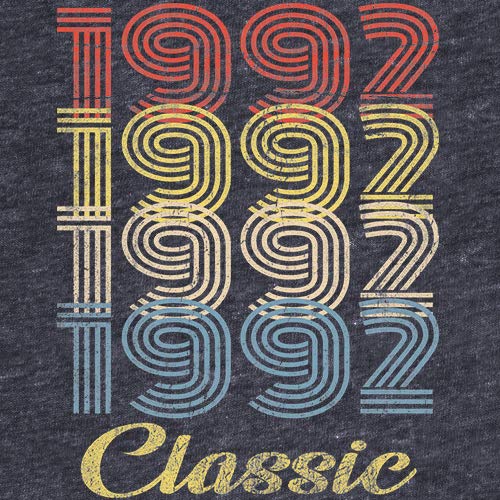 1992 Vintage 33rd Birthday Shirt for Men - Classic Retro 33 Year Old Gift Idea - Perfect for Birthday Parties, Themed Events & Nostalgic Celebrations