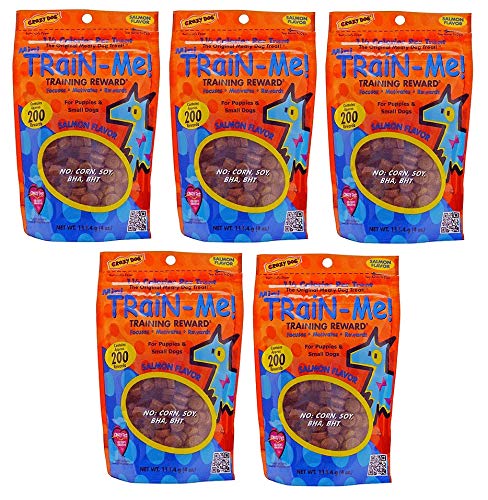 Premium Salmon Flavor Dog Training Treats for Small Breed Puppies - Mini Bite-Sized Rewards for Obedience & Behavior Training - Perfect for Indoor & Outdoor Training Sessions