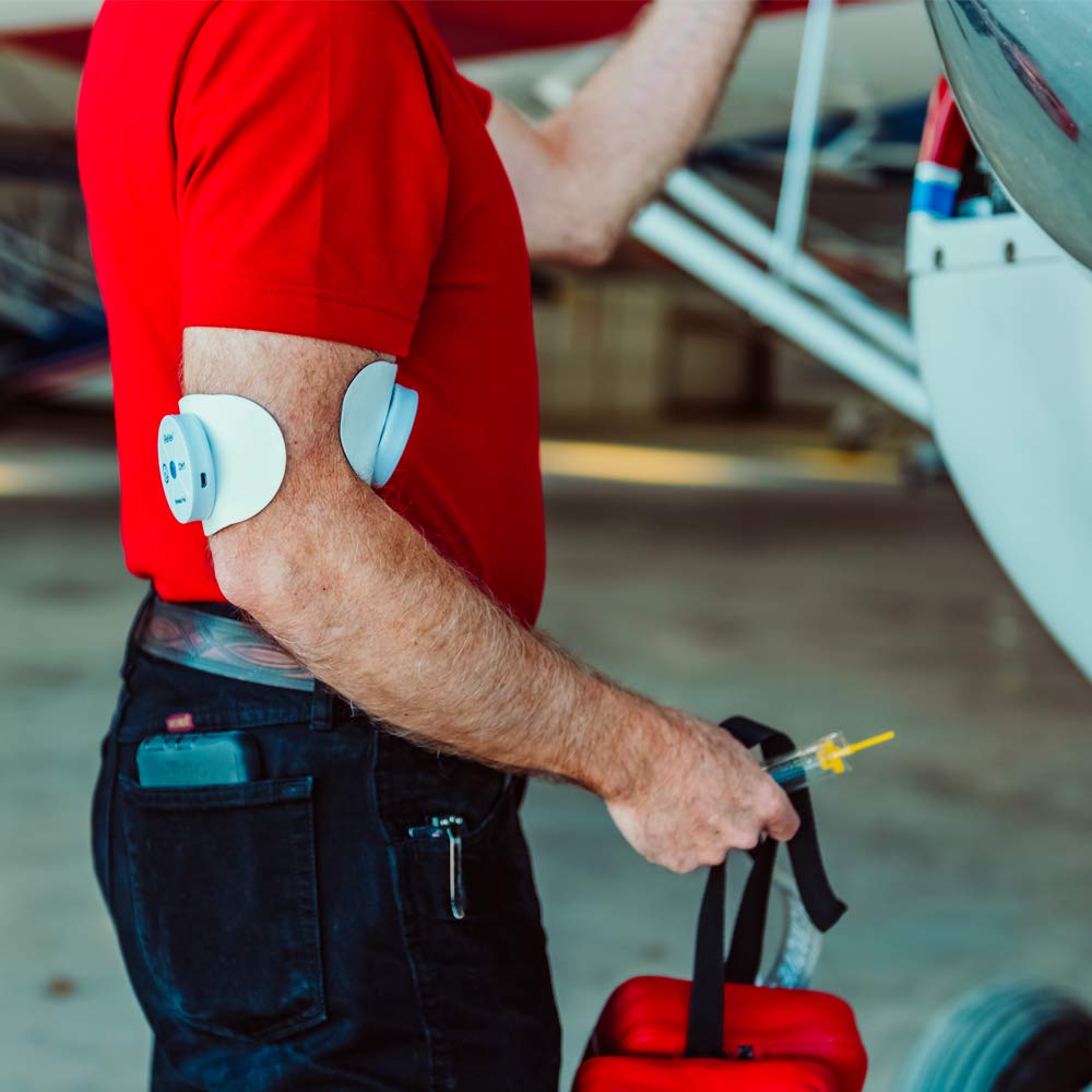 iReliev Wireless Electrode Pads Refill Kit - 4 Reusable Snap Electrodes per Box, Compatible with ET-5050 TENS & EMS Units - Perfect for Pain Relief, Muscle Recovery & Physical Therapy at Home or On-The-Go