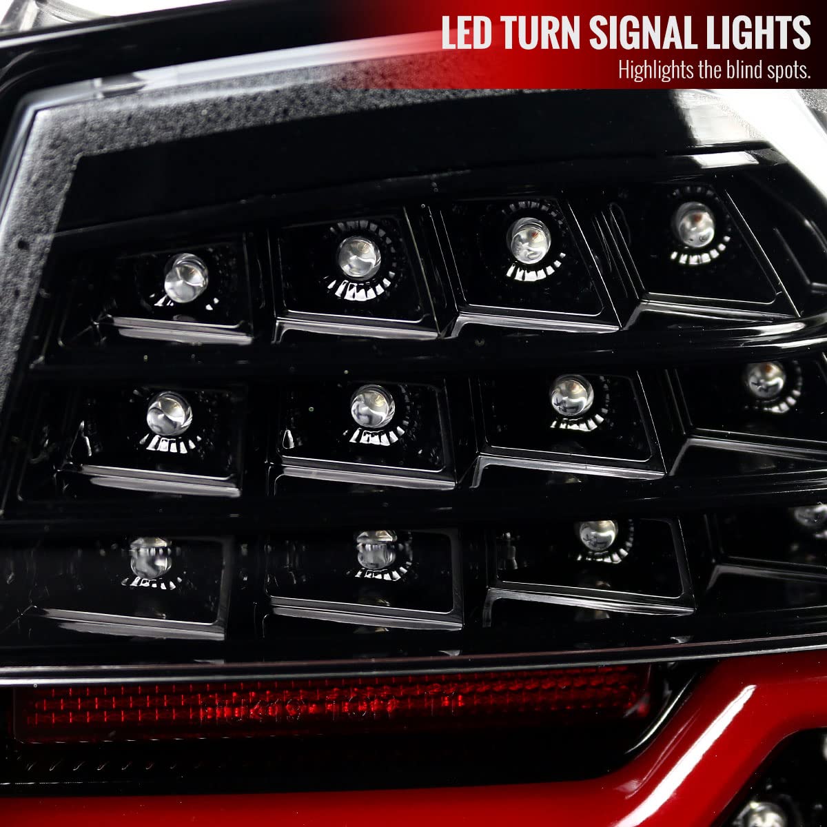 BMW E90 3 Series Sedan LED Tail Lights (2005-2008) - Pearl Black Brake Lamps for Enhanced Visibility & Style | Perfect for Night Driving & Car Customization