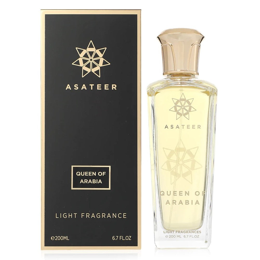 Queen of Arabia Eau de Parfum 200ml - Luxury Arabian Perfume for Women, Long-Lasting Fragrance for Evening Events & Special Occasions