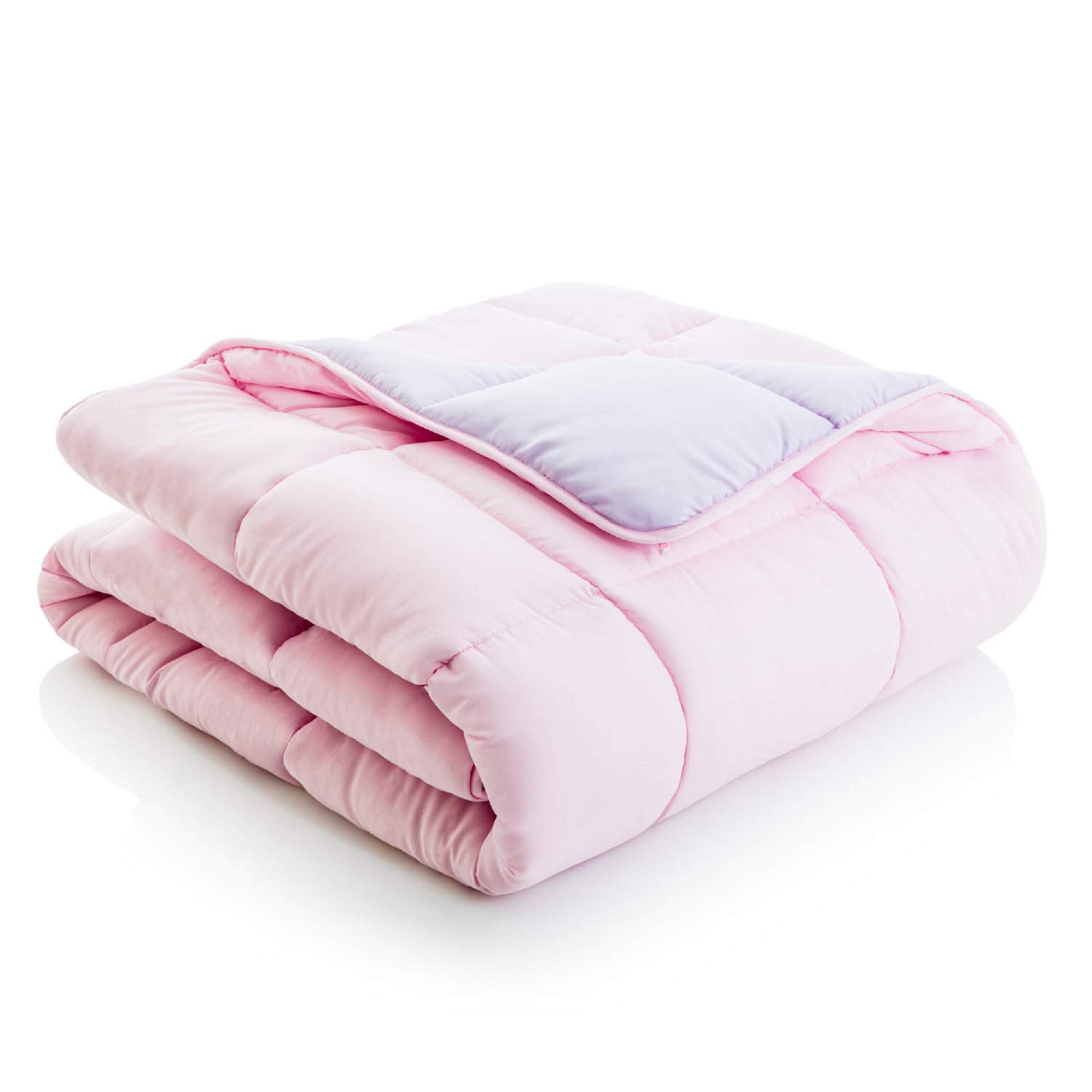 Reversible King Bedding Set - Lilac & Blush for Luxurious Sleep