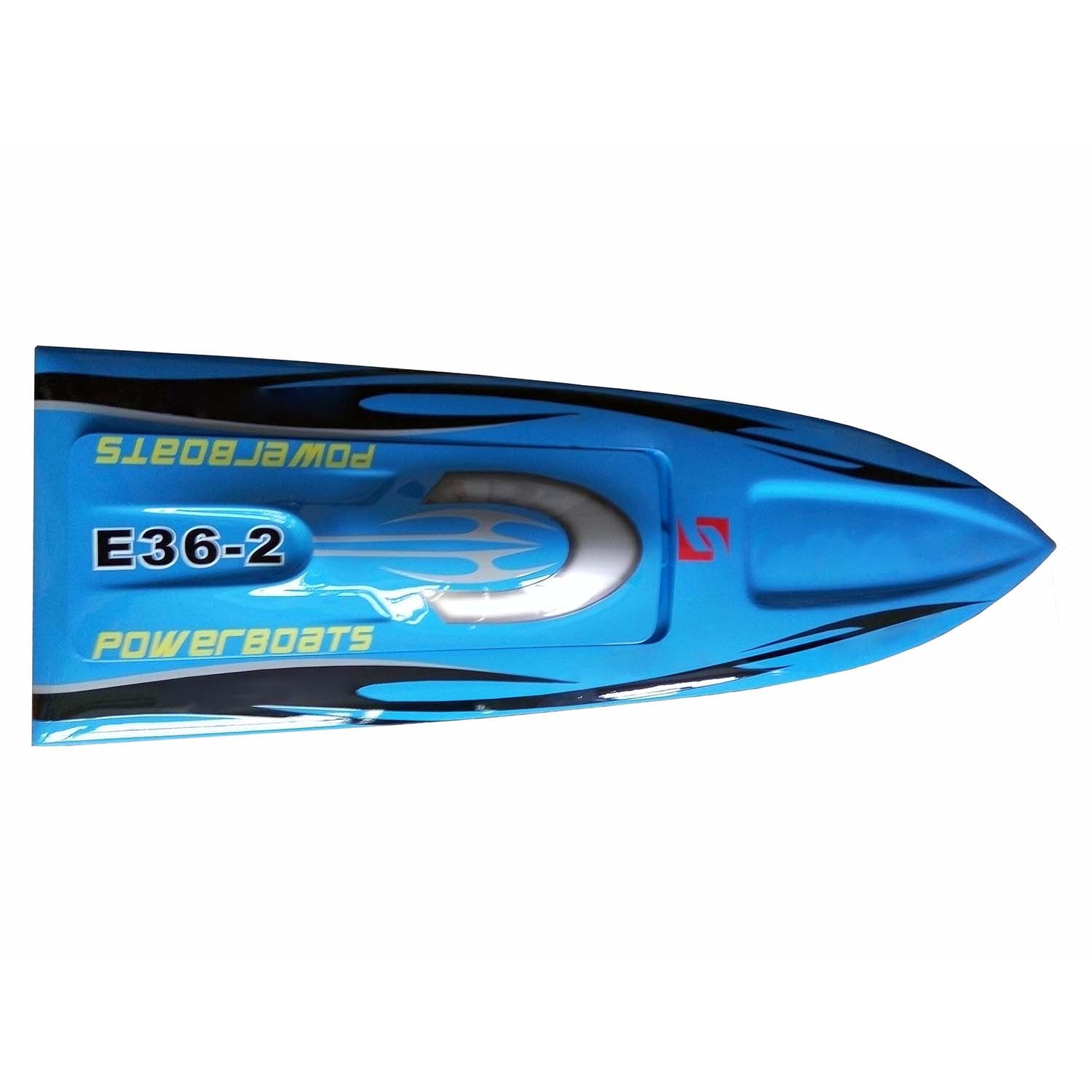 E36 Pre-Painted Fiberglass Electric Racing RC Boat Kit - DIY Model for Advanced Players, Adults (845x245x130mm) | Perfect for Competitive Racing, Hobbyists & Gift Giving