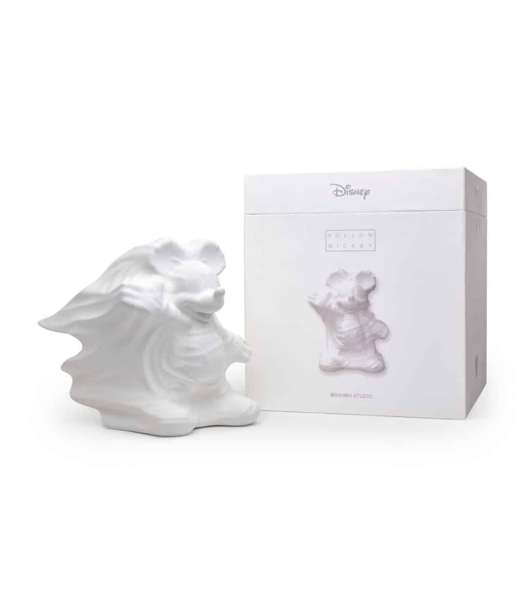 Daniel Arsham Hollow Mickey White Edition - Limited Collectible Art Sculpture for Disney Fans, Home Decor & Luxury Gift Idea