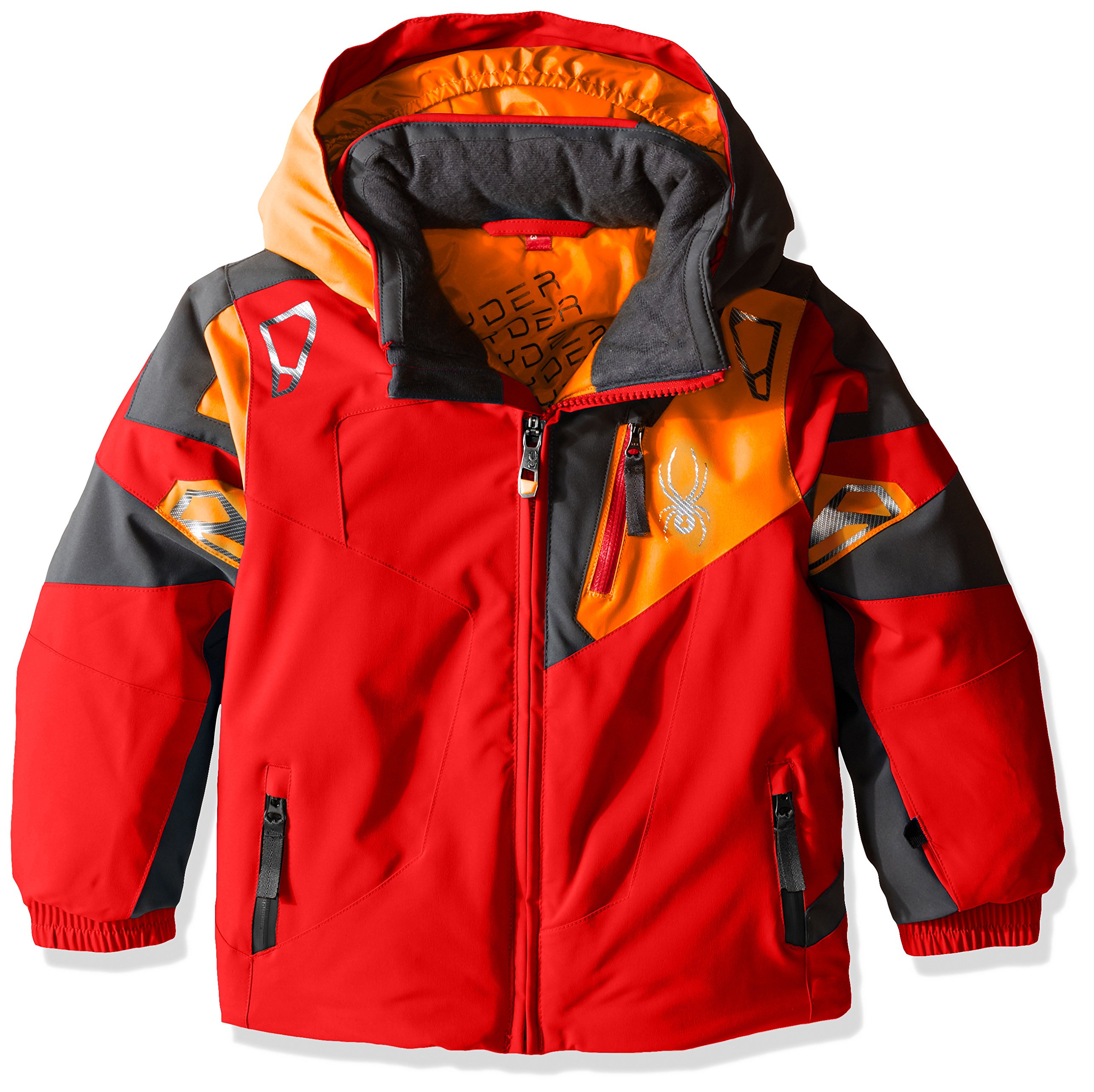 Spyder Boys Mini Leader Jacket - Waterproof Winter Jacket for Kids - Warm & Lightweight Snow Jacket for Boys - Ideal for Skiing, Snowboarding & Outdoor Winter Activities