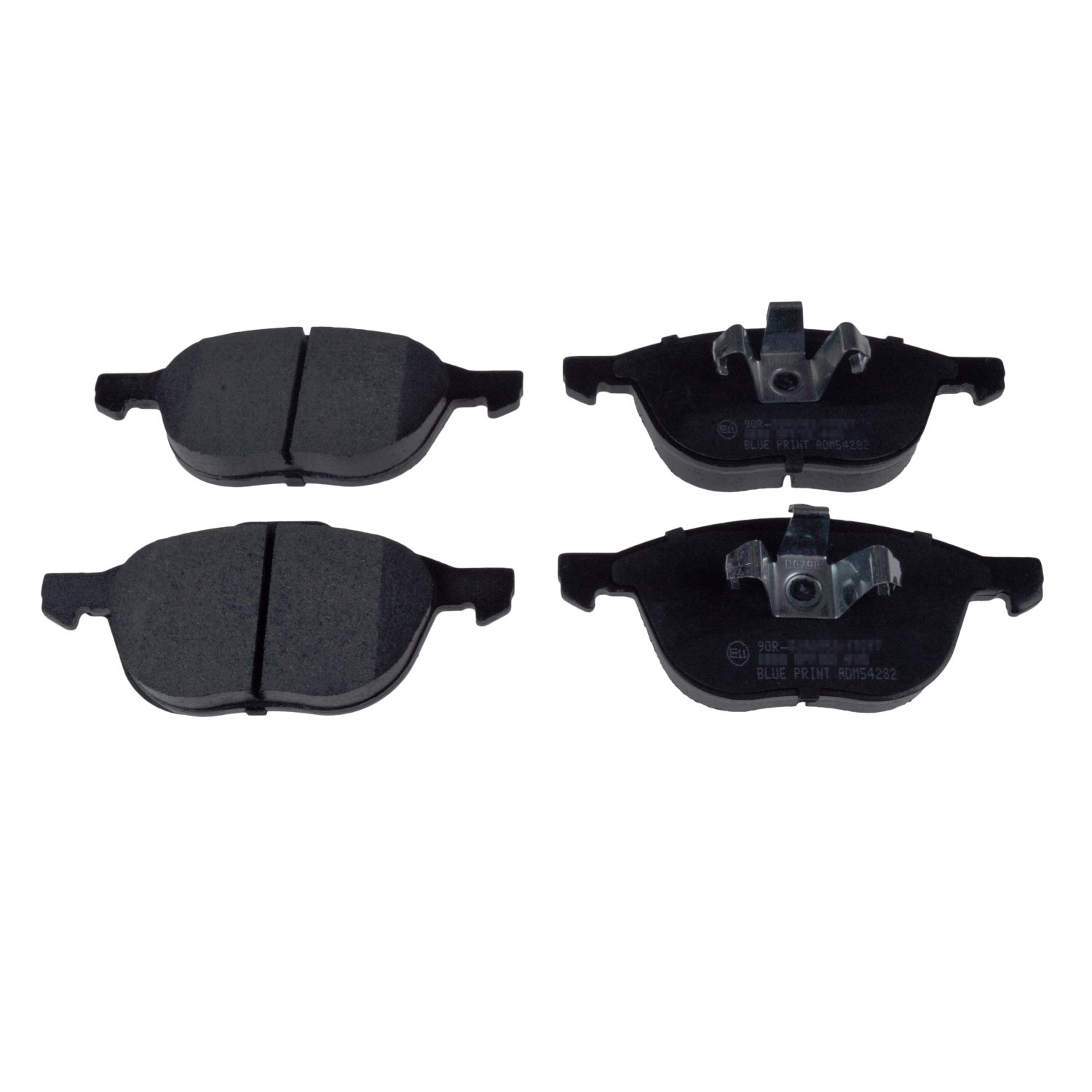 ADM54282 High-Performance Brake Pad Set - 4-Piece Kit for Smooth & Quiet Braking | Perfect for Sedans, SUVs & Trucks | Durable Friction Material for Daily Commute & Highway Driving