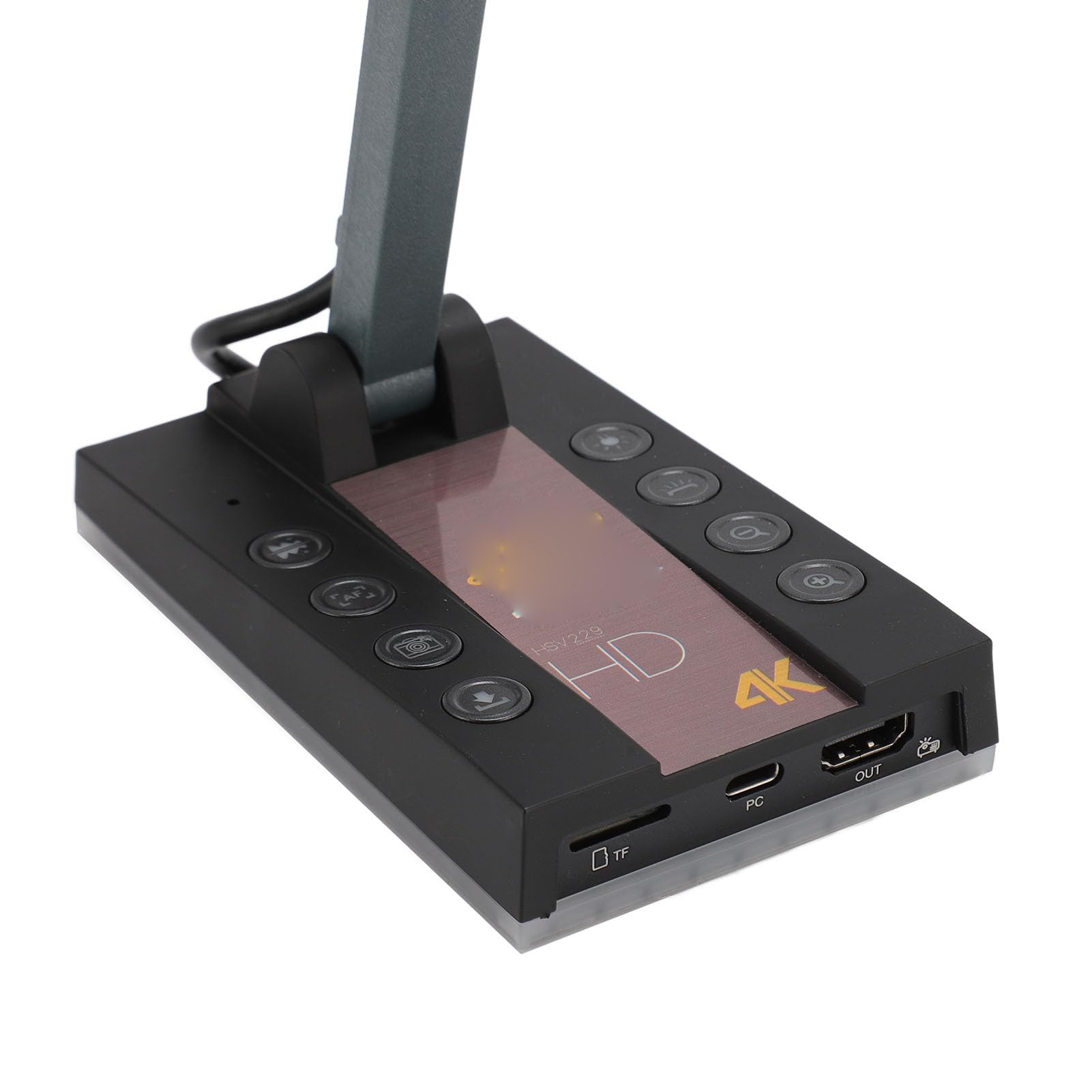 1080P 15MP USB Document Camera with LED Light - Foldable 2D/3D Webcam for Teachers, Online Classes & Live Demos | Perfect for Classroom Teaching, Distance Learning & Video Presentations