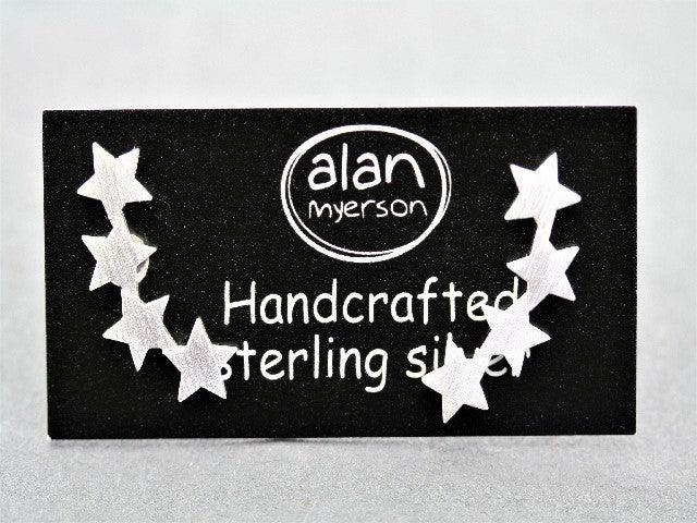 4-Pack Sterling Silver Star Stud Earrings for Women - Hypoallergenic & Tarnish-Resistant - Perfect for Everyday Wear, Parties & Gifts