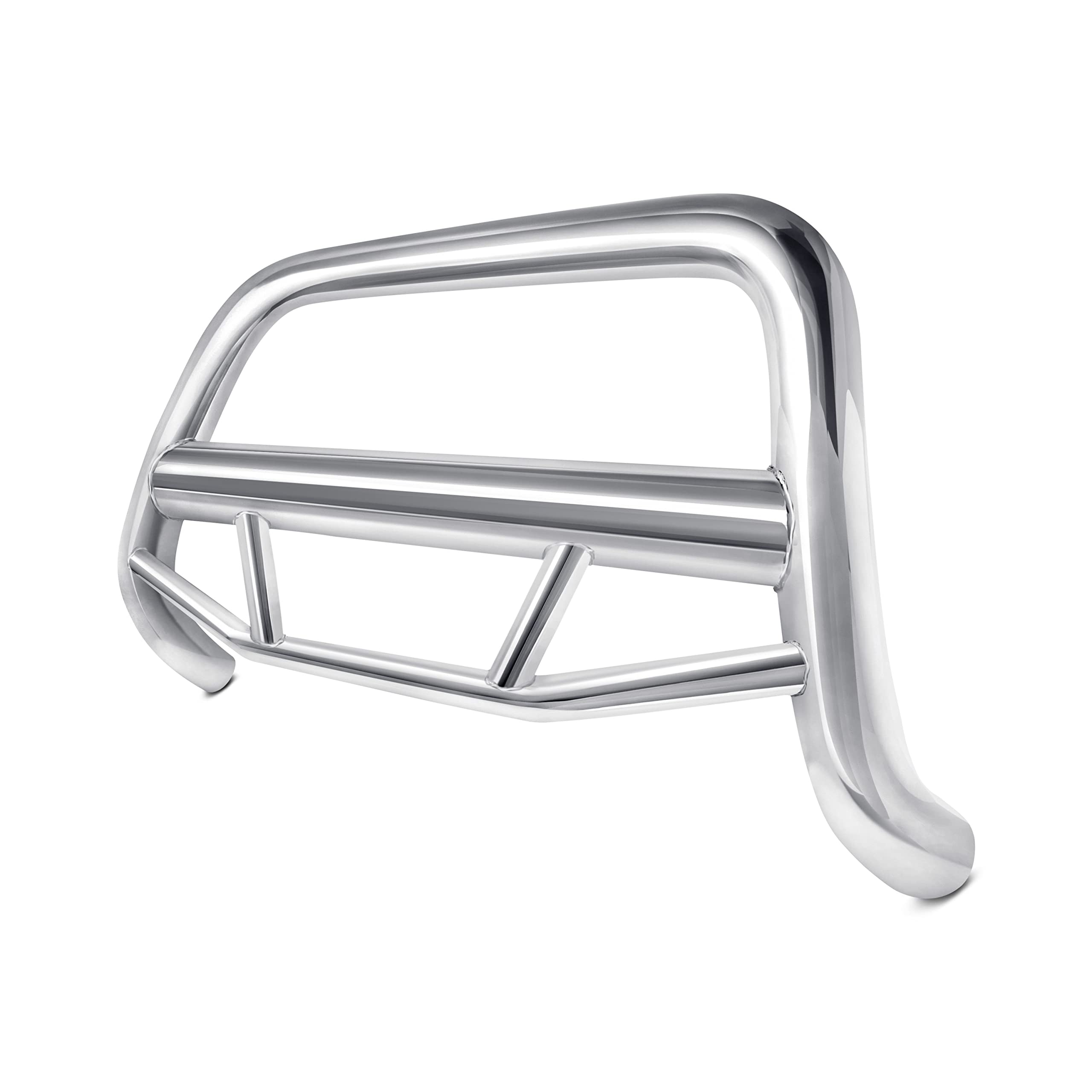 Black Horse Stainless Steel Max Bull Bar with No Skid Plate for 2020-2022 Toyota Highlander | Heavy Duty Front Bumper Guard for Off-Road & Truck Protection