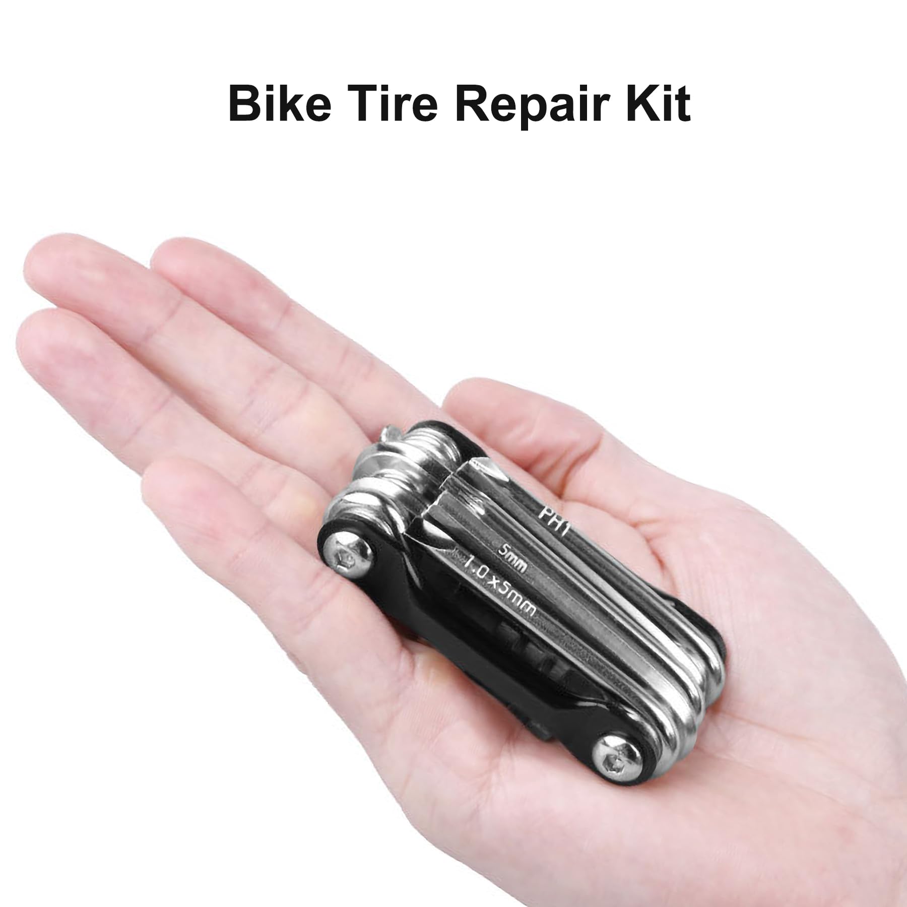 Premium Bike Multi-Tool Kit for Road & Mountain Bikes - 16-in-1 Cycling Tool with Chain Breaker, Tire Repair Kit & Hex Wrenches | Perfect for Emergency Repairs & Trailside Maintenance