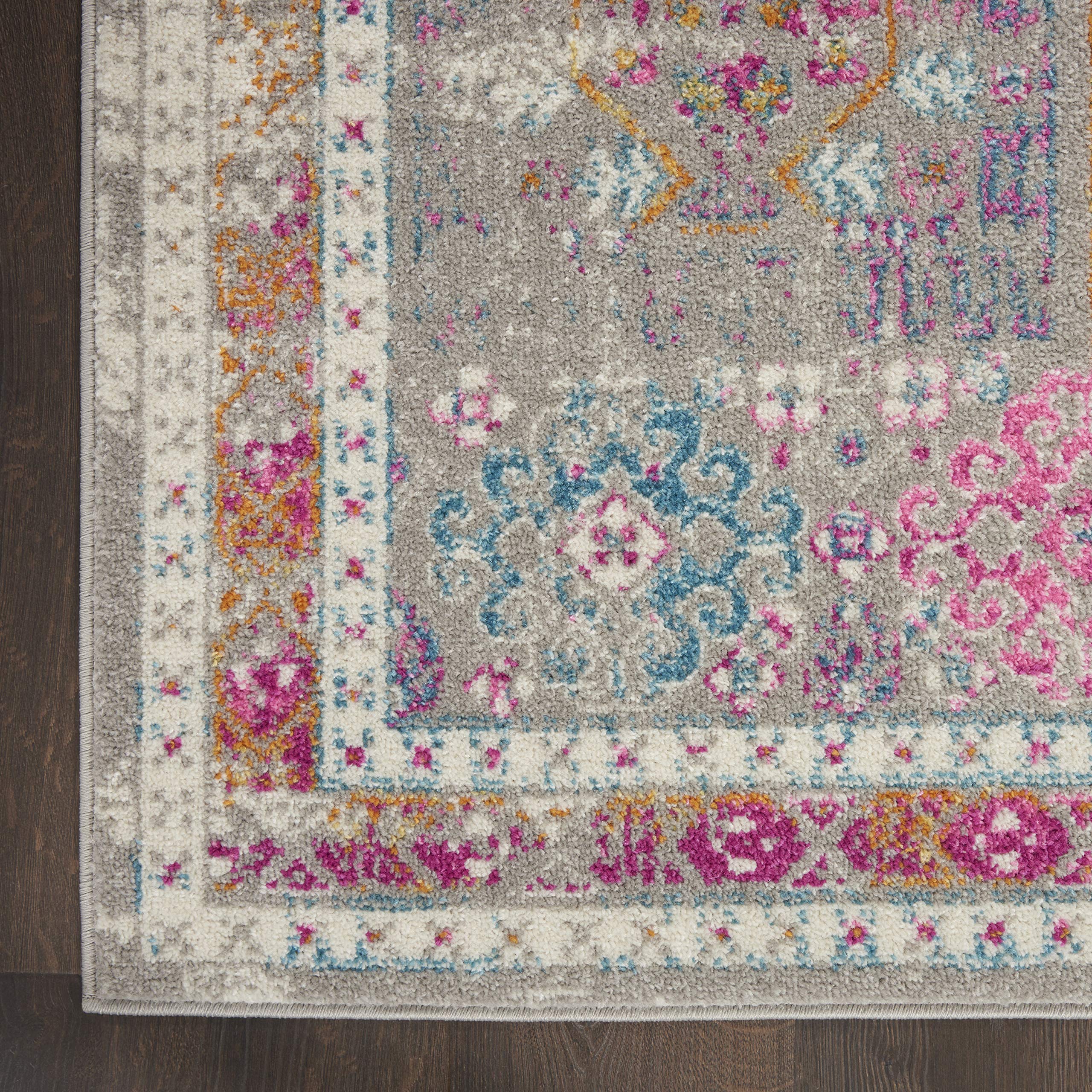 Nourison Passion Bohemian Grey/Multi 3'9