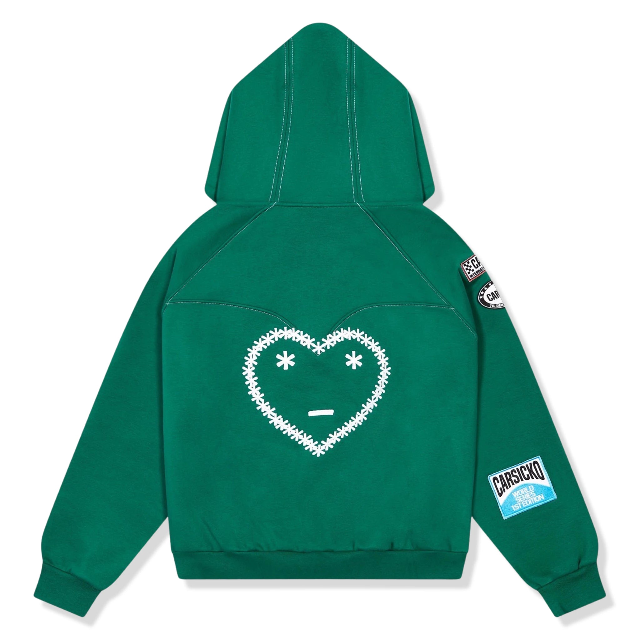 Carsicko Racing Club Green Hoodie for Men - Stylish & Comfortable Pullover Sweatshirt - Perfect for Streetwear, Casual Outfits & Racing Events