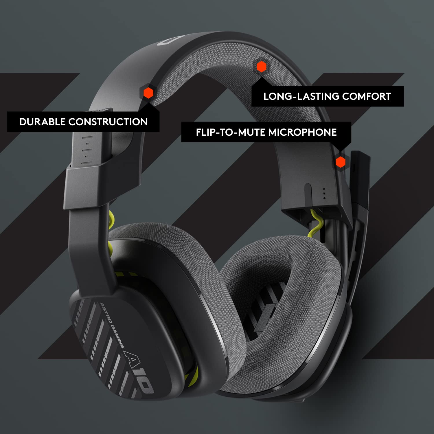 Astro A10 Gen 2 Wired Gaming Headset with Flip-to-Mute Mic - 32mm Drivers for Xbox Series X/S, One, Switch, PC, Mac & Mobile - Black (Renewed) - Perfect for Competitive Gaming & Online Chat