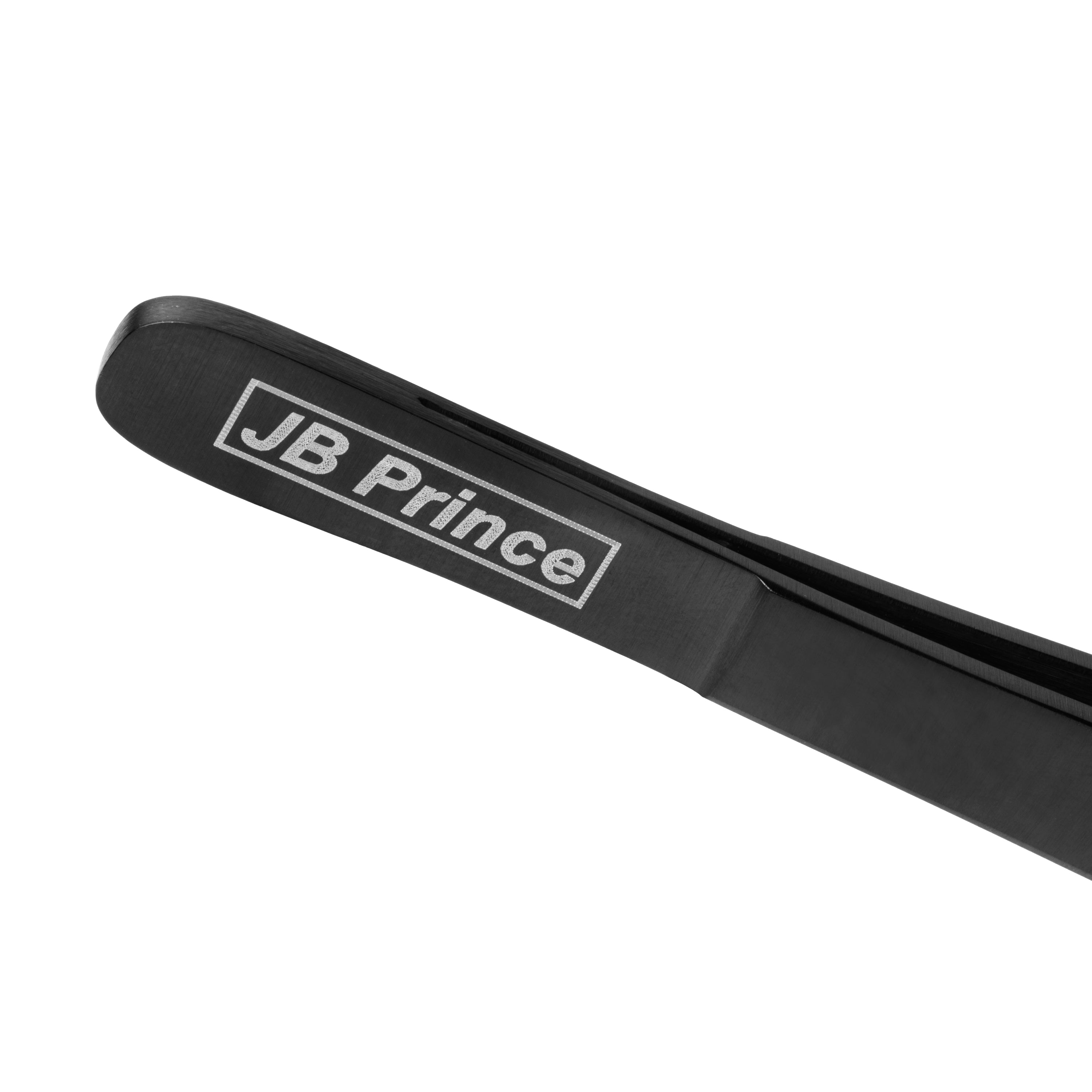 JB Prince Offset Fine Tip Tweezer 7.8 Inches - Professional Stainless Steel Tweezers for Precision Work, Jewelry Making, Electronics Repair & Lab Use