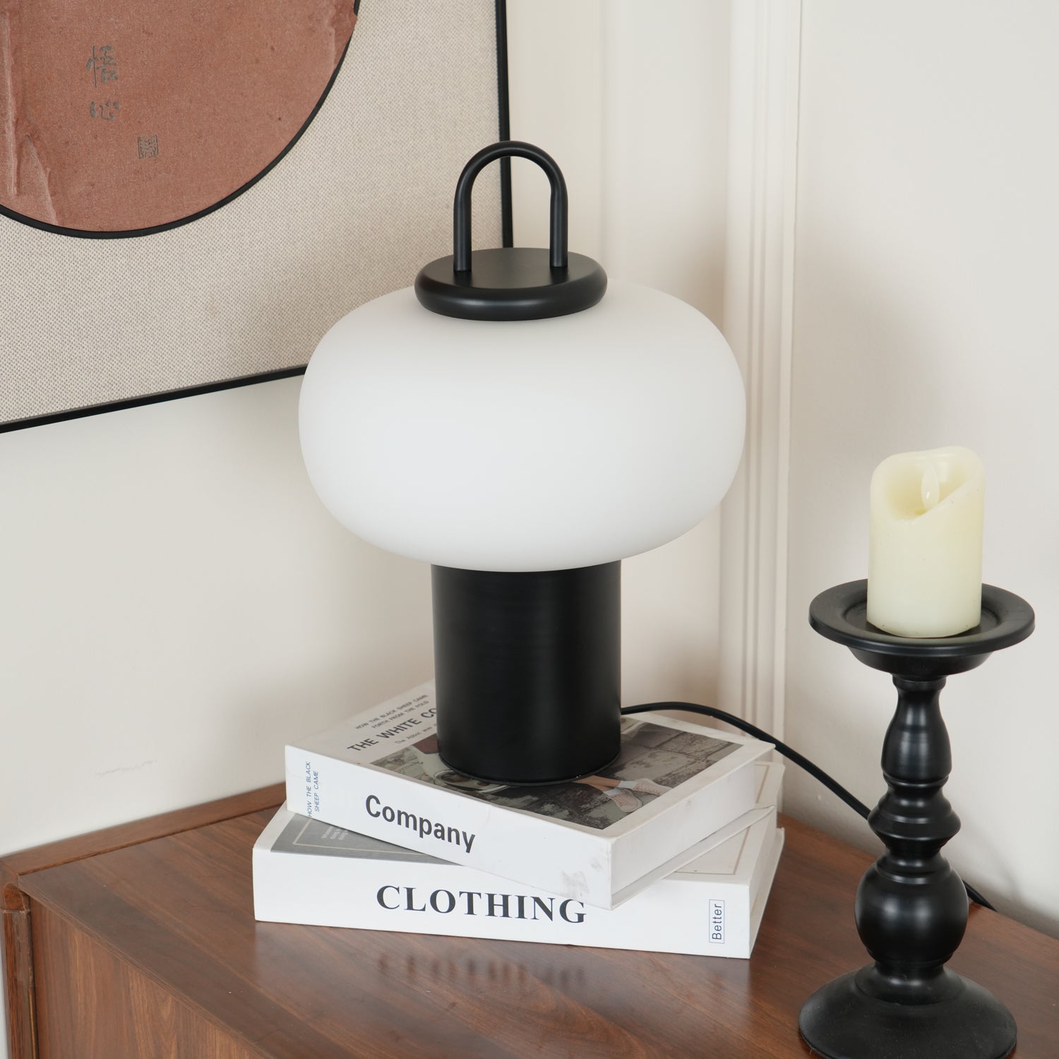 Modern Nox Table Lamp - Adjustable LED Desk Light with USB Port for Home Office, Bedroom & Study - Perfect for Reading, Working & Nightstand Use