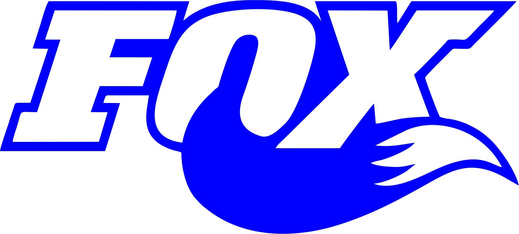 Blue Fox Tail Decal Sticker 5 Inch - High-Quality Vinyl Racing Stickers for Cars, Trucks, Laptops & Walls - Waterproof & UV Resistant - Perfect for Car Enthusiasts, Bedroom Decor & Personalizing Devices - by Pristine Signs & Graphics, LLC