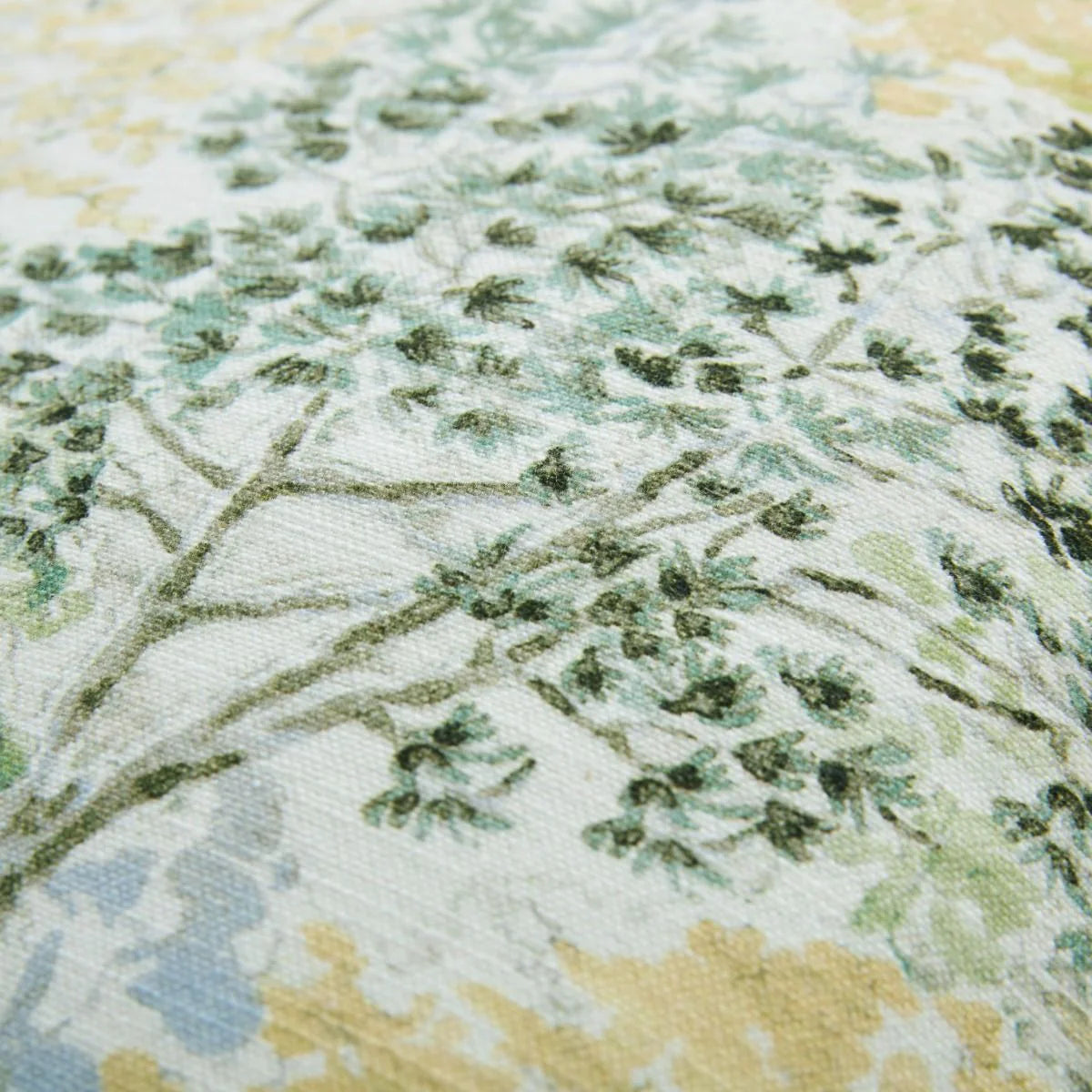 Laura Ashley Bernwood Cushion - Soft Ochre Yellow Throw Pillow Cover for Sofa, Bed & Home Decor | Premium Cotton Fabric | 18x18 Inches