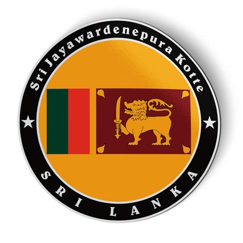Sri Lanka Flag Stickers and T-Shirts - 5