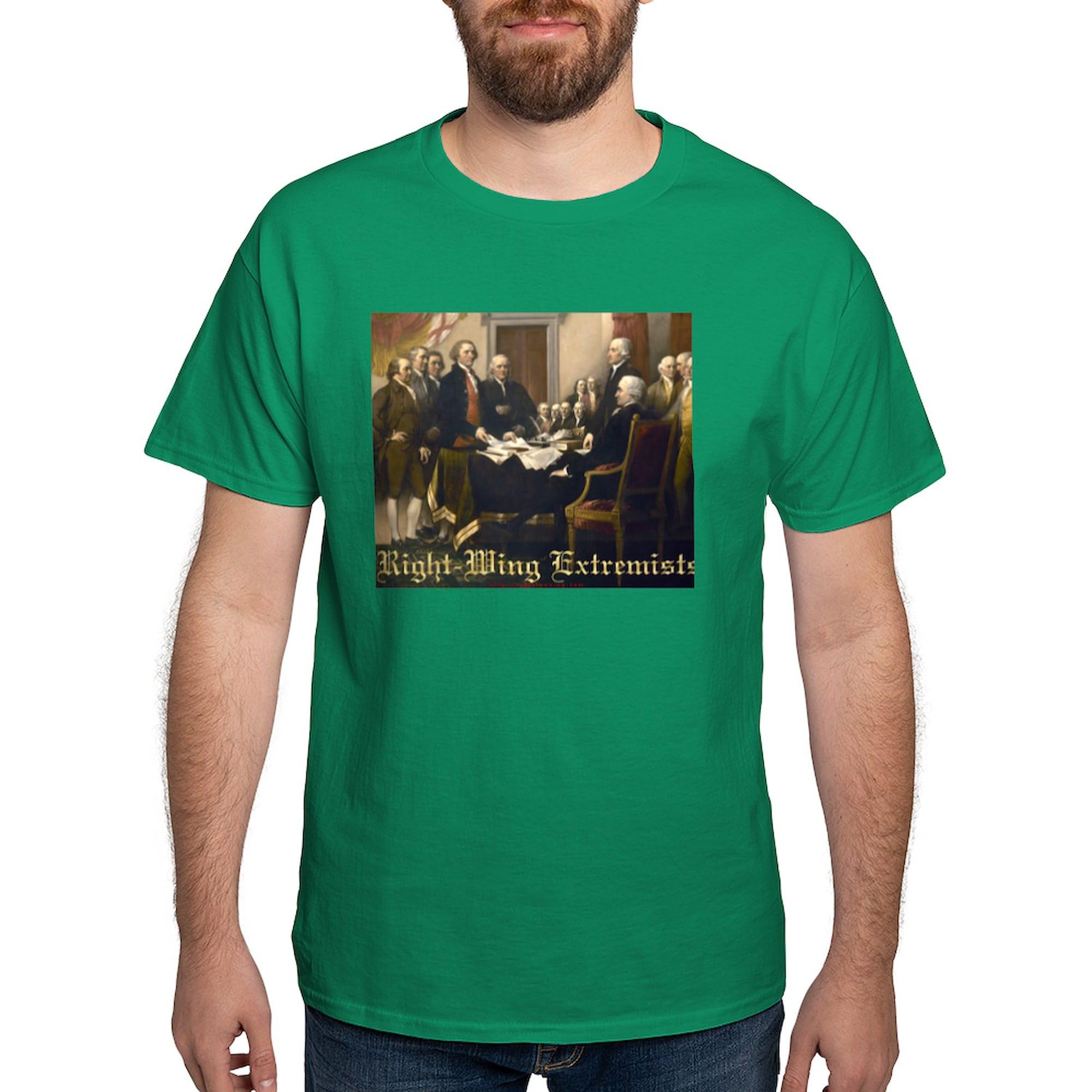 Right Wing Extremists Dark T-Shirt for Men - 100% Cotton Classic Graphic Tee | Political Statement Apparel for Conservative Events & Daily Wear