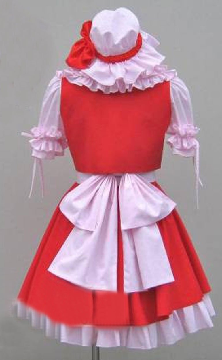 Anime Flandre Scarlet Dress Uniform Cosplay Costume - High Quality Replica for Cosplay Events & Halloween Parties