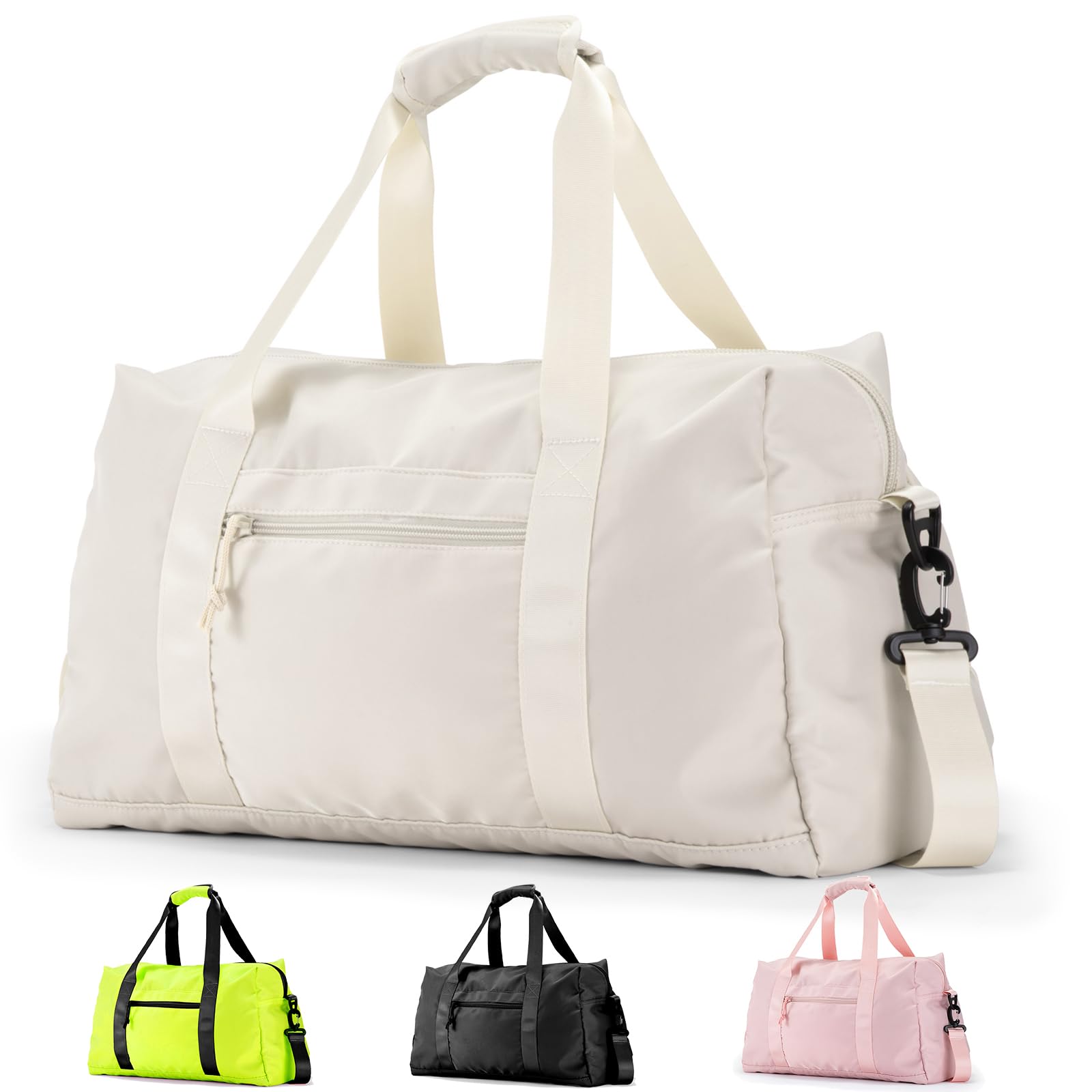 Waterproof Travel Duffle Bag - Sport Gym Bag for Men & Women with Wet Pocket - Weekender Carry On Tote for Airplane - Perfect for Workouts, Travel & Weekend Getaways