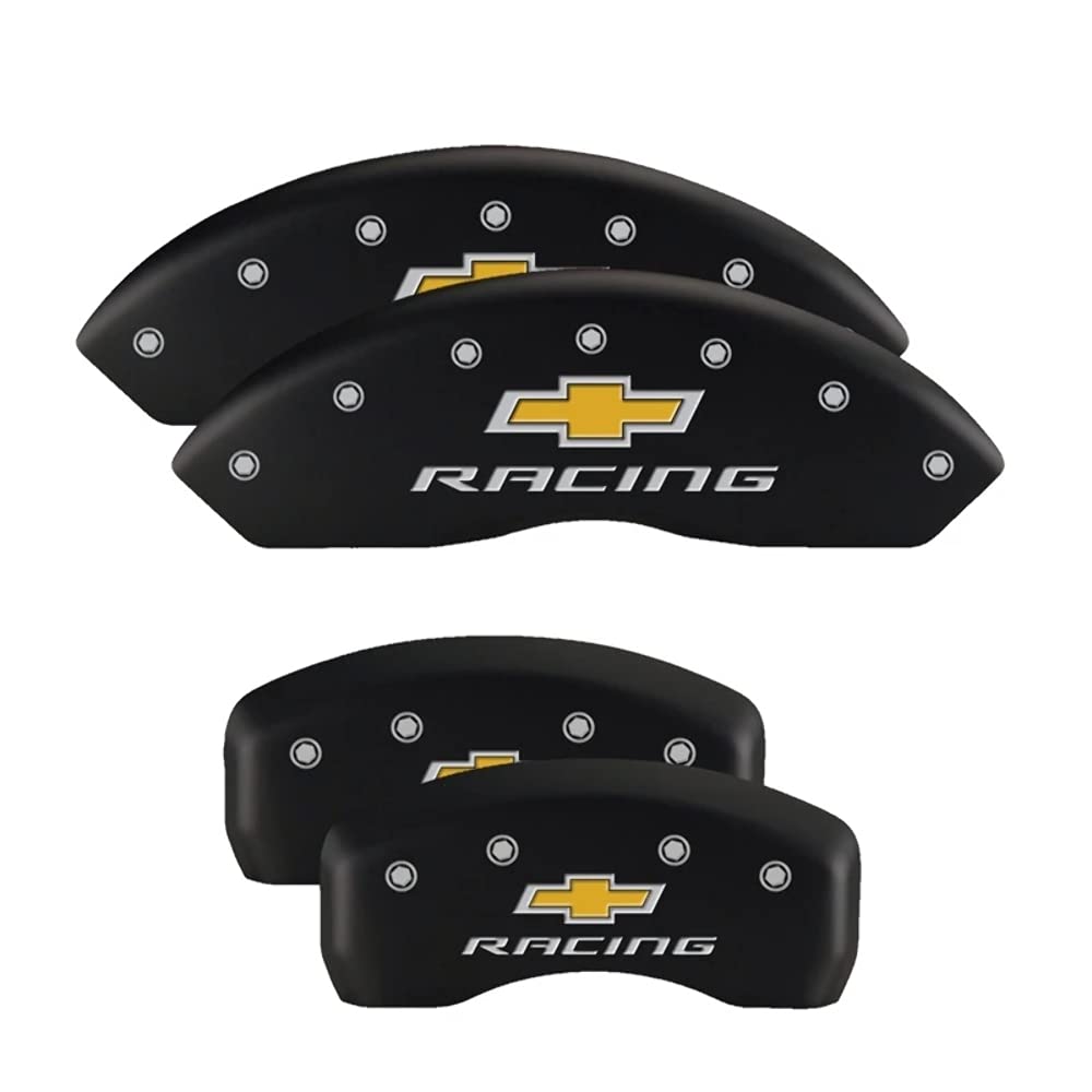 High-Performance MGP Brake Caliper Covers for 2014-2018 Chevrolet Silverado 1500 - Front & Rear Set in Vibrant Red - Enhances Vehicle Appearance & Protection - Perfect for Car Enthusiasts & Custom Builds
