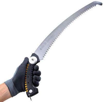 **Professional Curved Landscaping Hand Saw - Sugoi 360mm with Extra Large Teeth (Pack of 4) - Ideal for Tree Pruning, Gardening, and Outdoor Landscaping**
