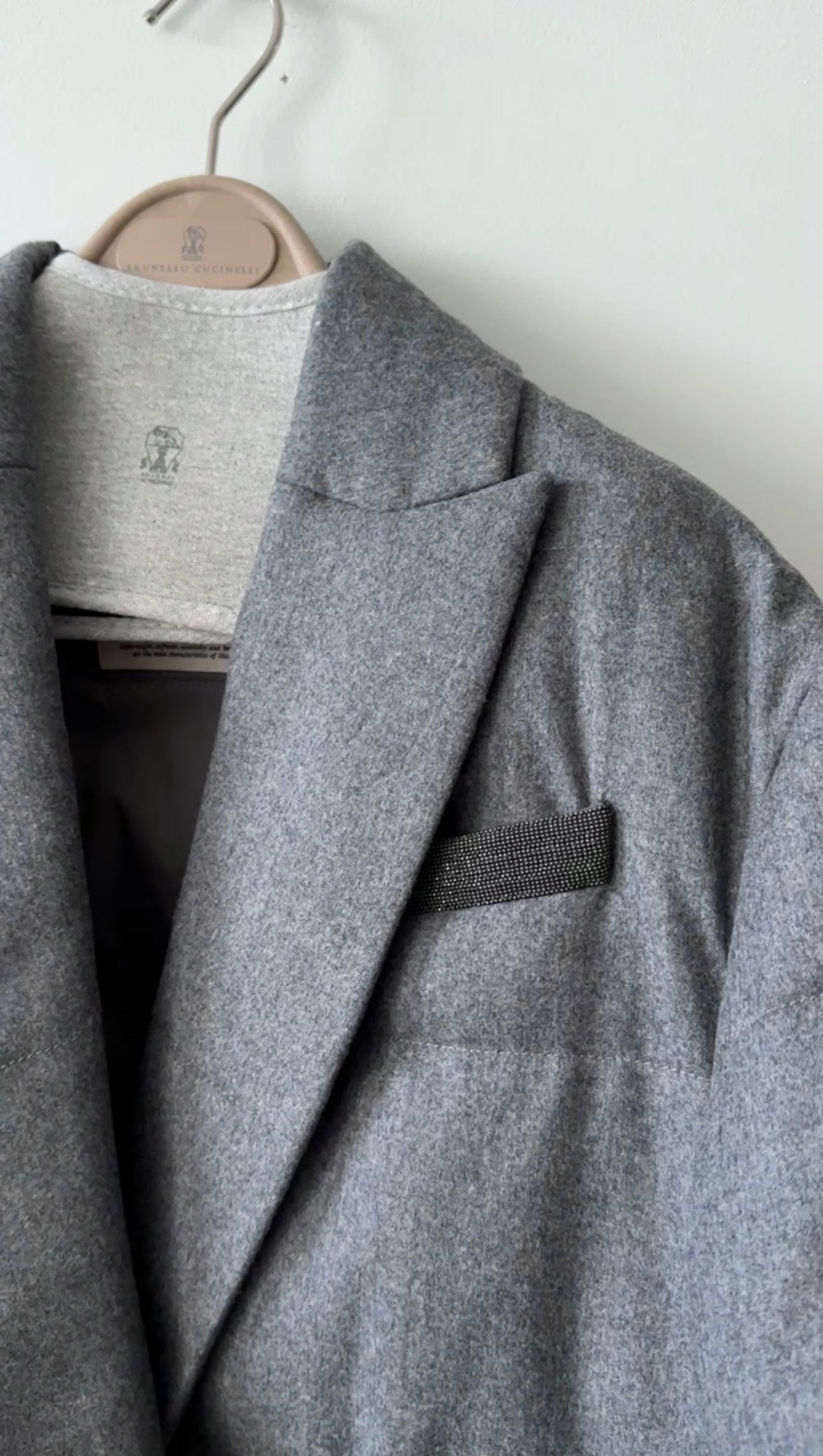 Brunello Cucinelli Grey Quilted Puffer Down Monili Long Coat - Women's Winter Jacket, Size IT40 / S (US 6) - Perfect for Cold Weather & Luxury Outerwear Fashion
