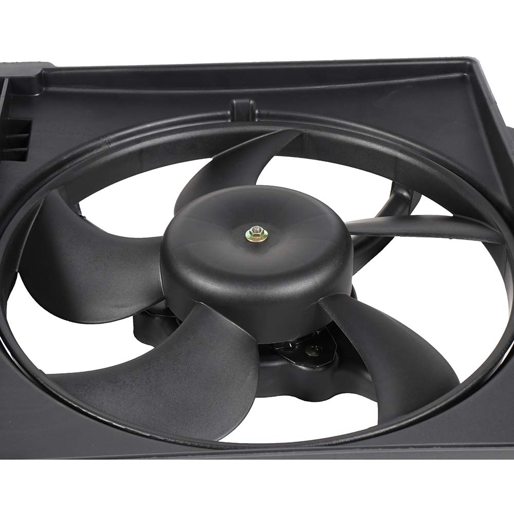 SCITOO Dual Cooling Fan Assembly for 1999-2001 Chrysler LHS - High Performance Radiator Cooling Fan Replacement - Perfect for Summer Driving & Engine Overheating Protection